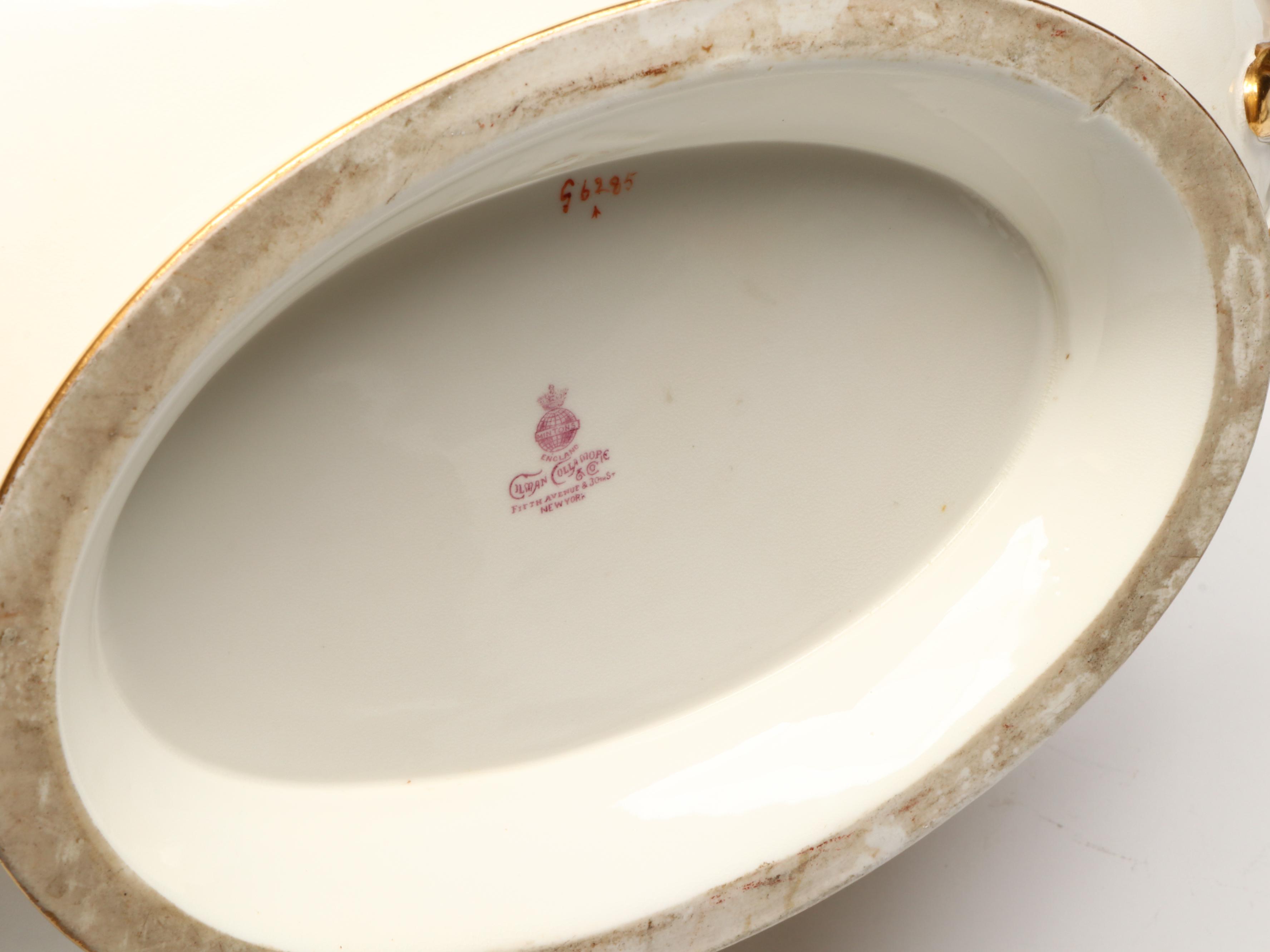 Tiffin-Franciscan "Westchester" Luncheon Plates with Minton and Other Tableware