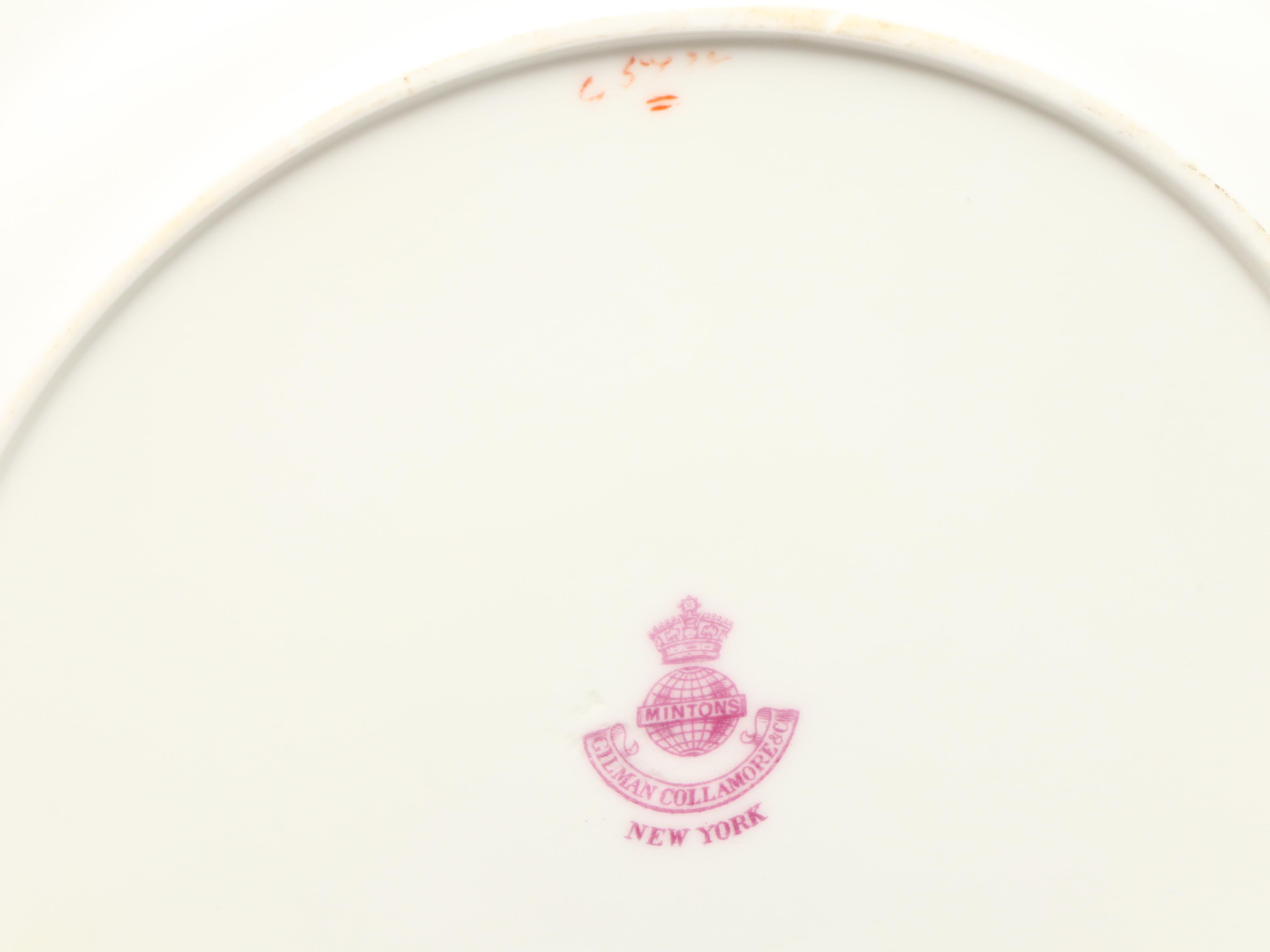 Tiffin-Franciscan "Westchester" Luncheon Plates with Minton and Other Tableware