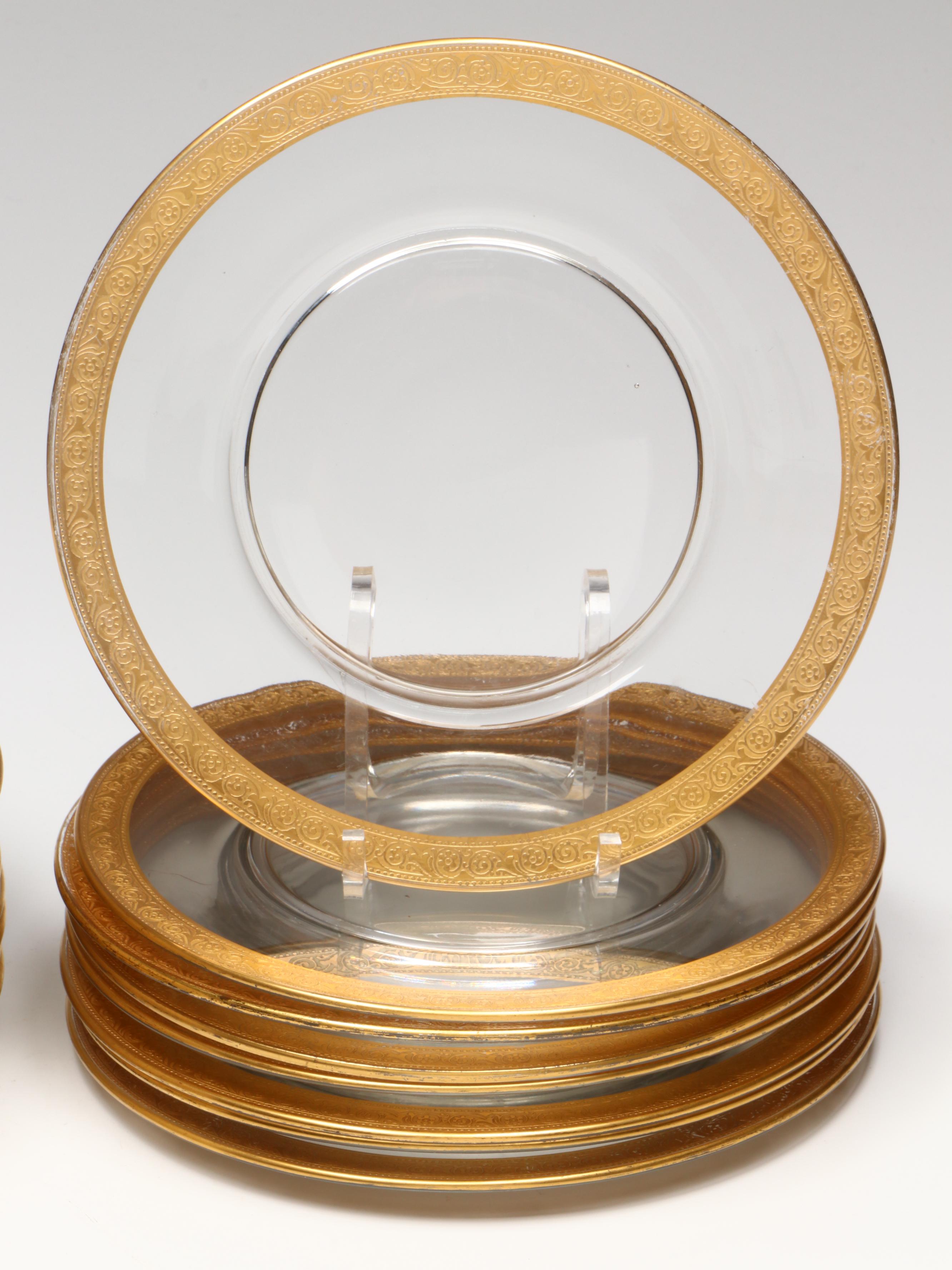 Tiffin-Franciscan "Westchester" Luncheon Plates with Minton and Other Tableware