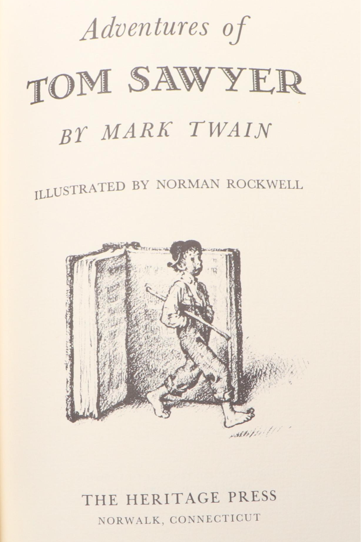 Norman Rockwell Illustrated "The Adventures of Tom Sawyer" by Mark Twain