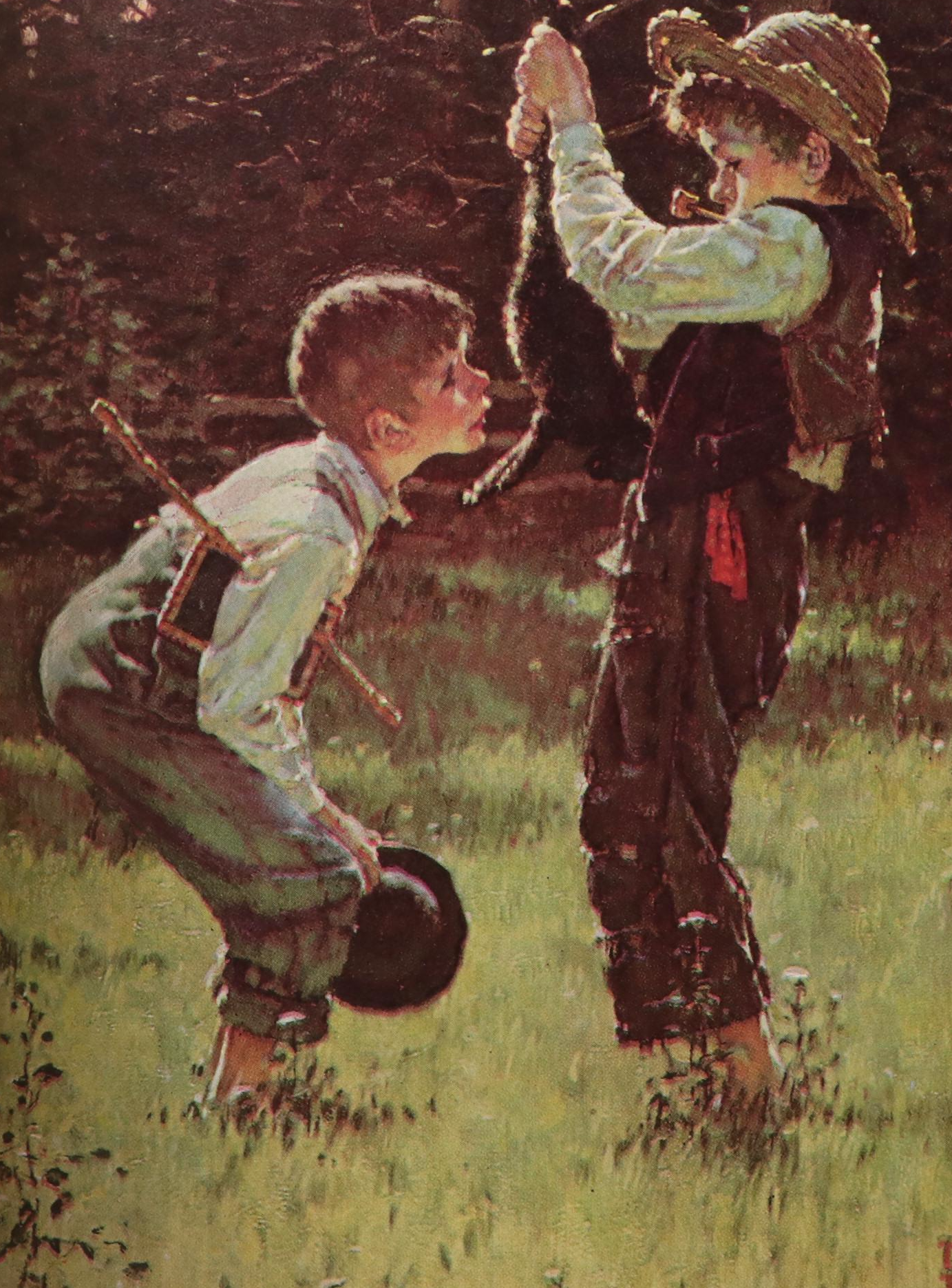 Norman Rockwell Illustrated "The Adventures of Tom Sawyer" by Mark Twain