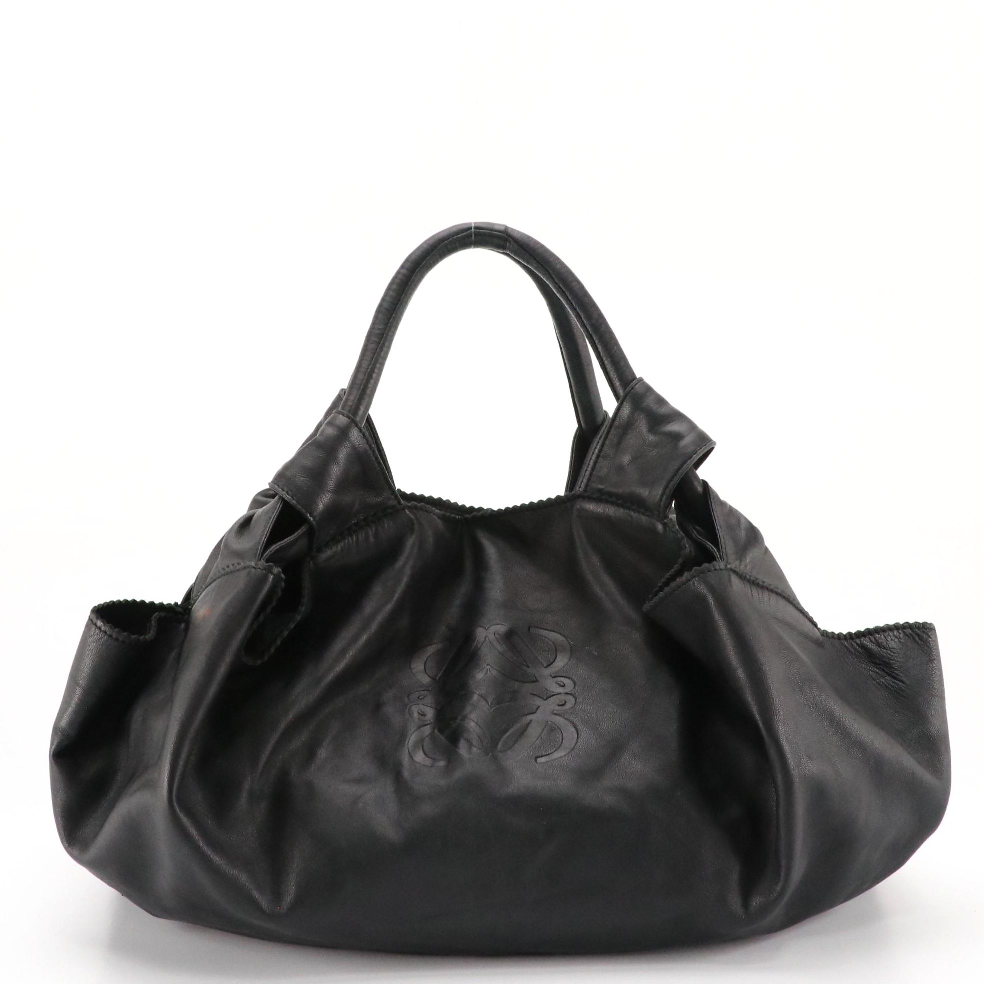 Loewe Anagram Black Nappa Leather Aire Bag