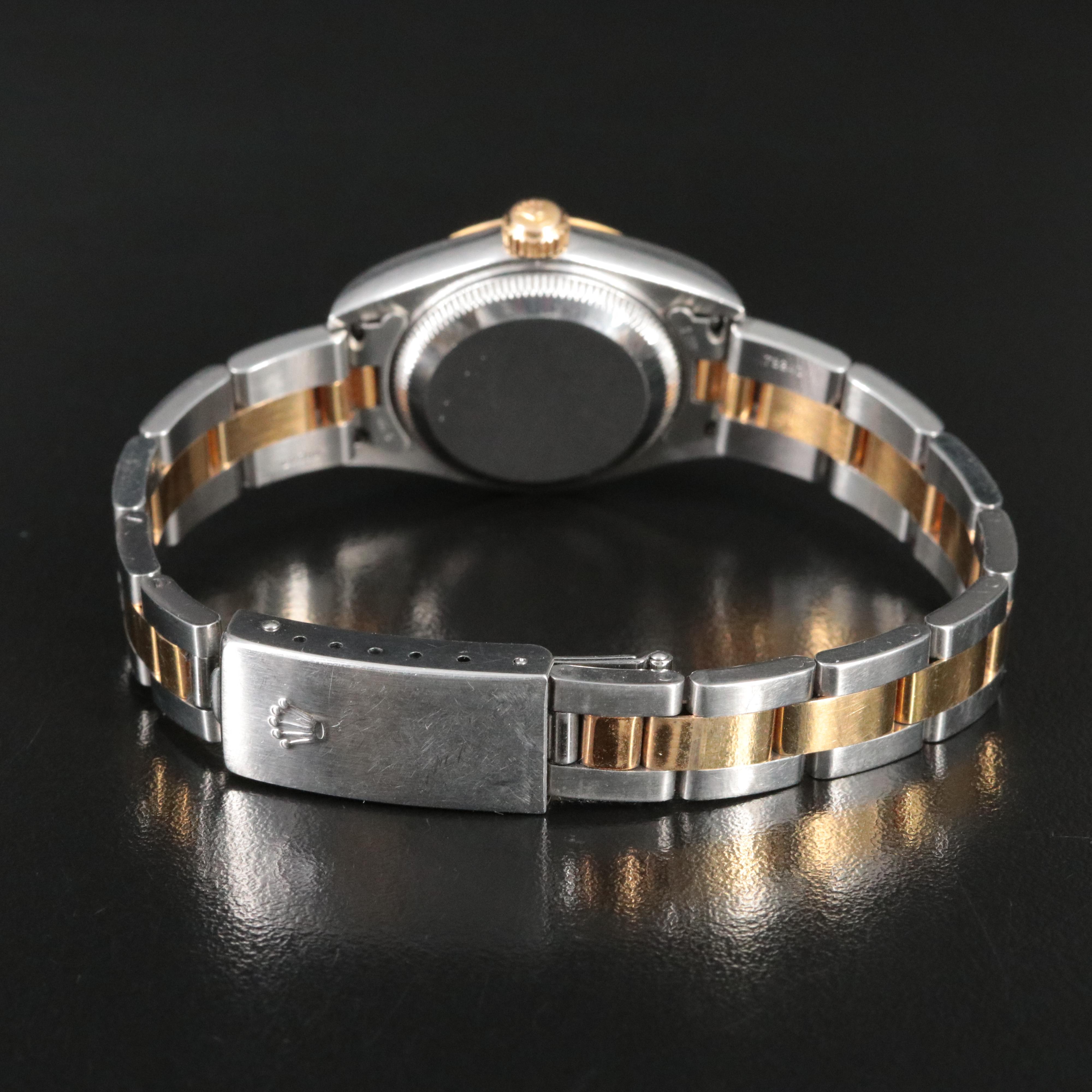 2002 Rolex Slate Roman Dial Model 79173 Automatic Watch