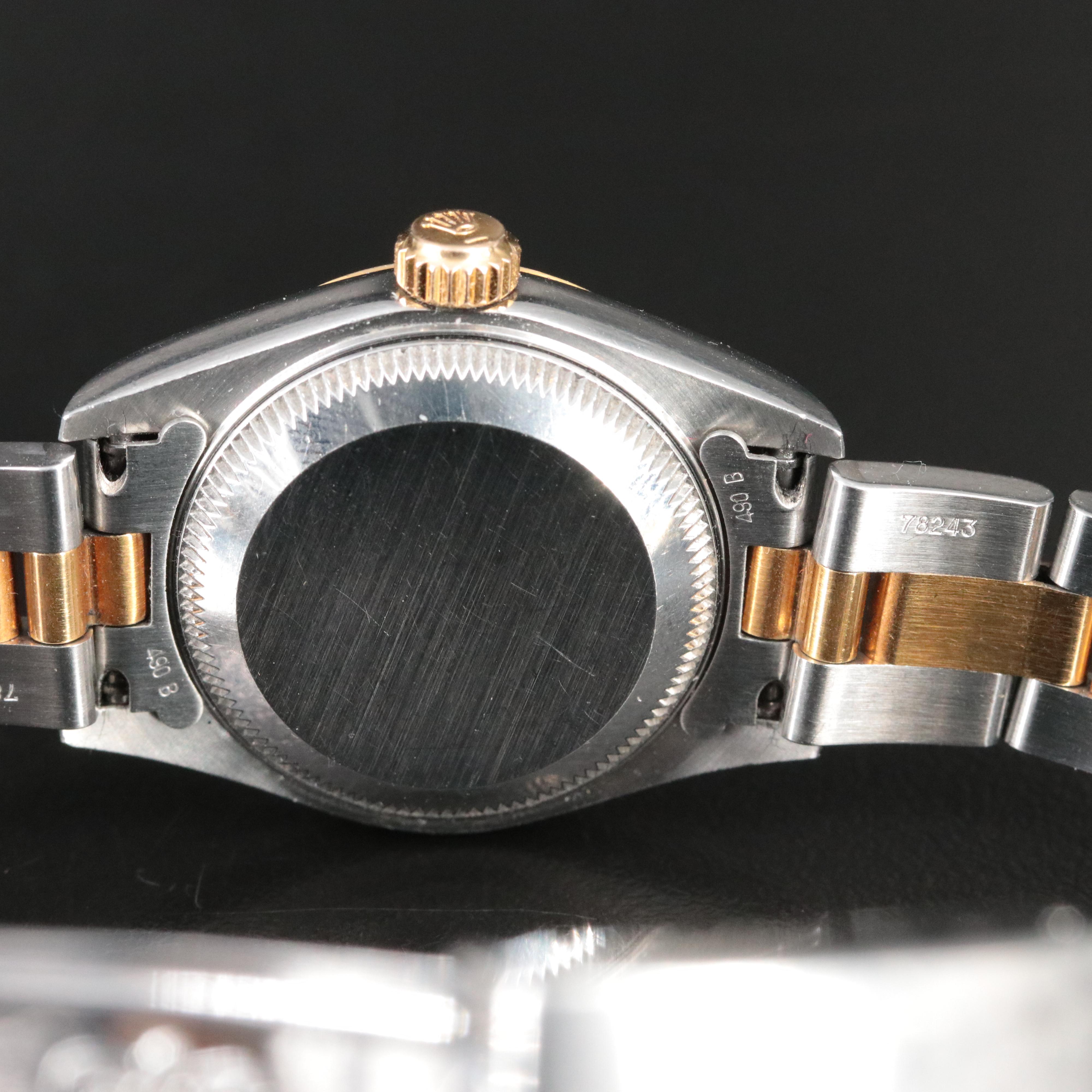 2002 Rolex Slate Roman Dial Model 79173 Automatic Watch