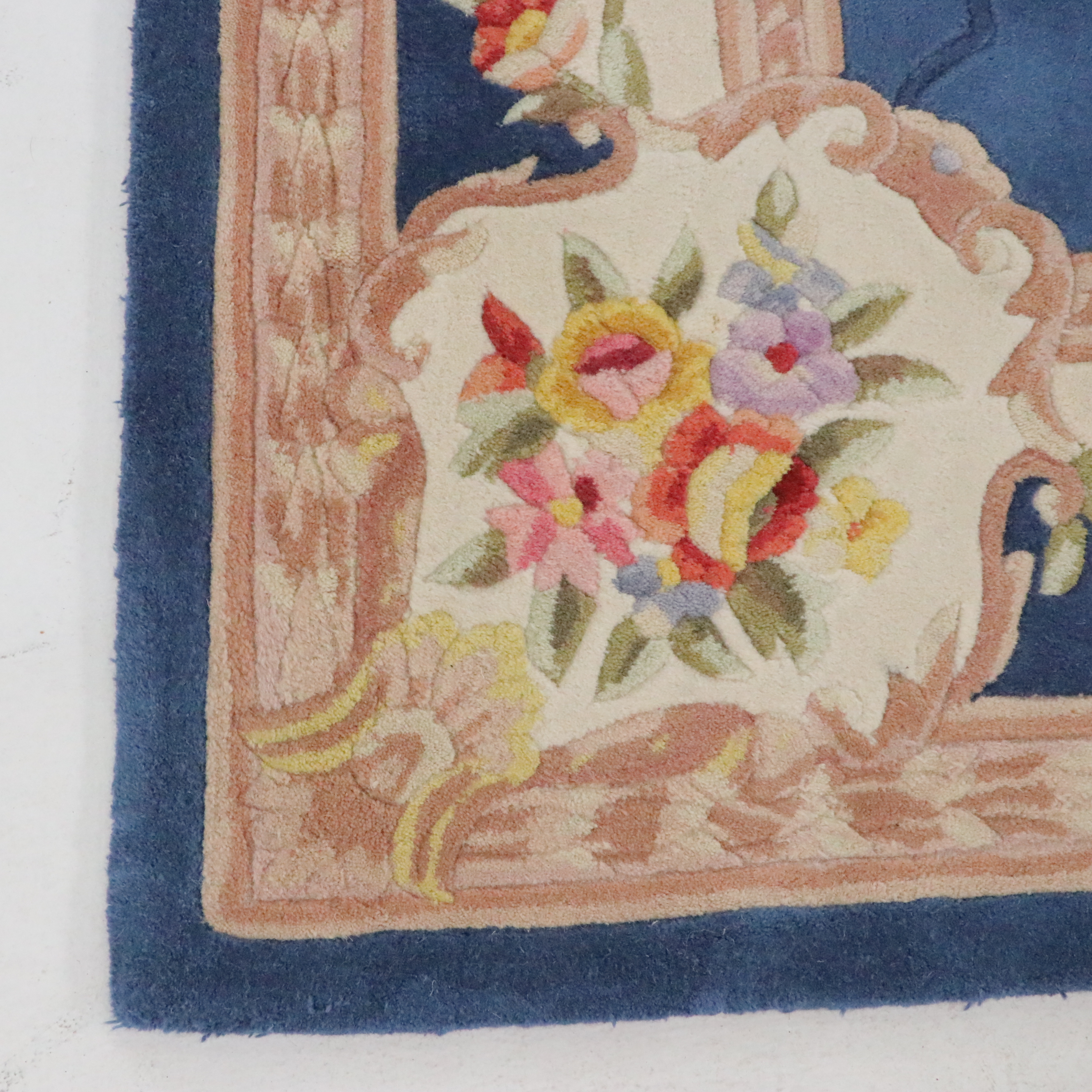 8' x 10'7 Hand-Knotted and Carved Chinese "Royal Place" Area Rug