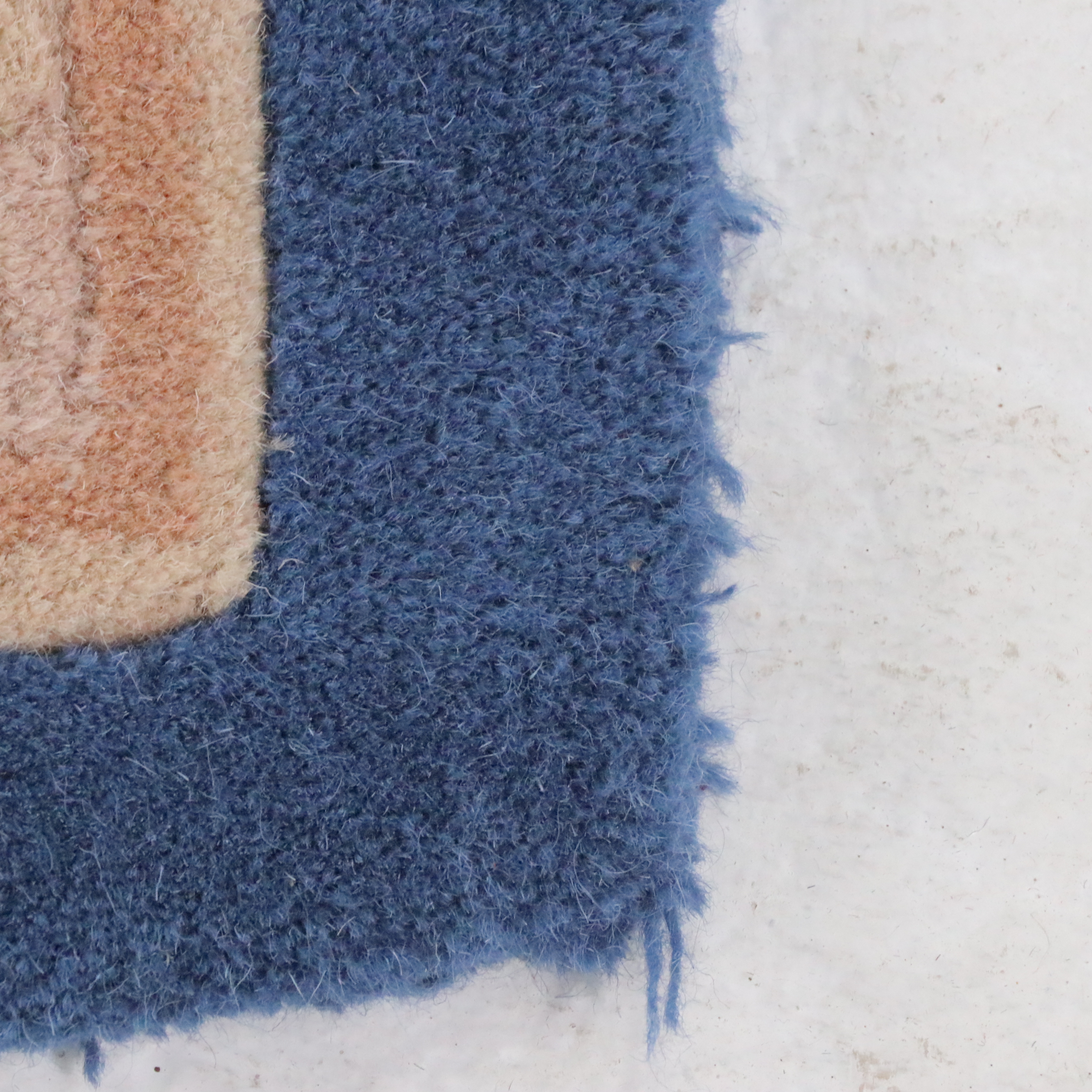 8' x 10'7 Hand-Knotted and Carved Chinese "Royal Place" Area Rug