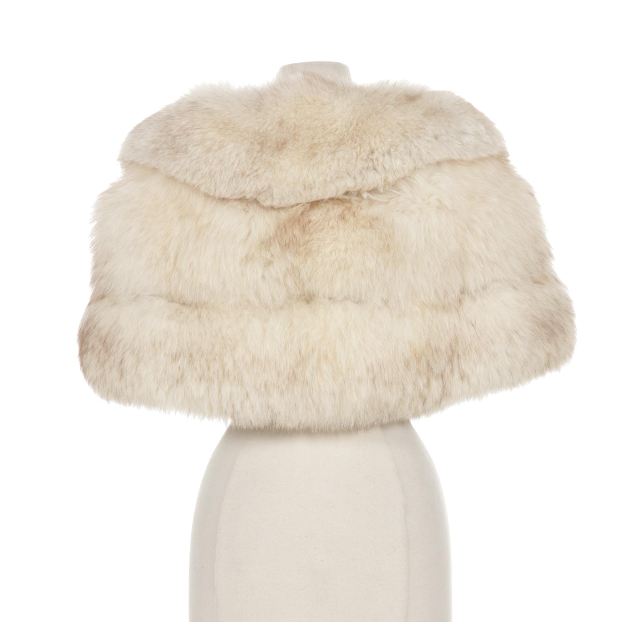 Furs by Arpin Blue Fox Fur Wedding Stole