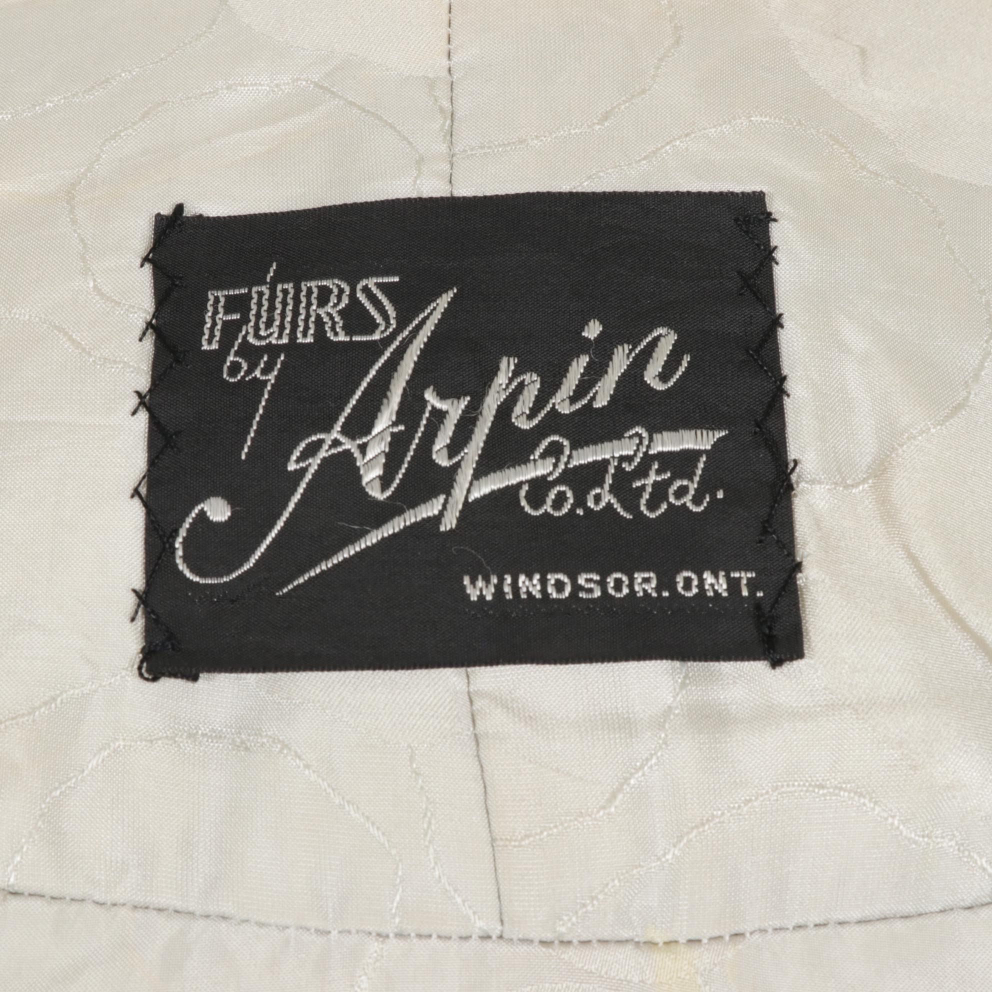 Furs by Arpin Blue Fox Fur Wedding Stole