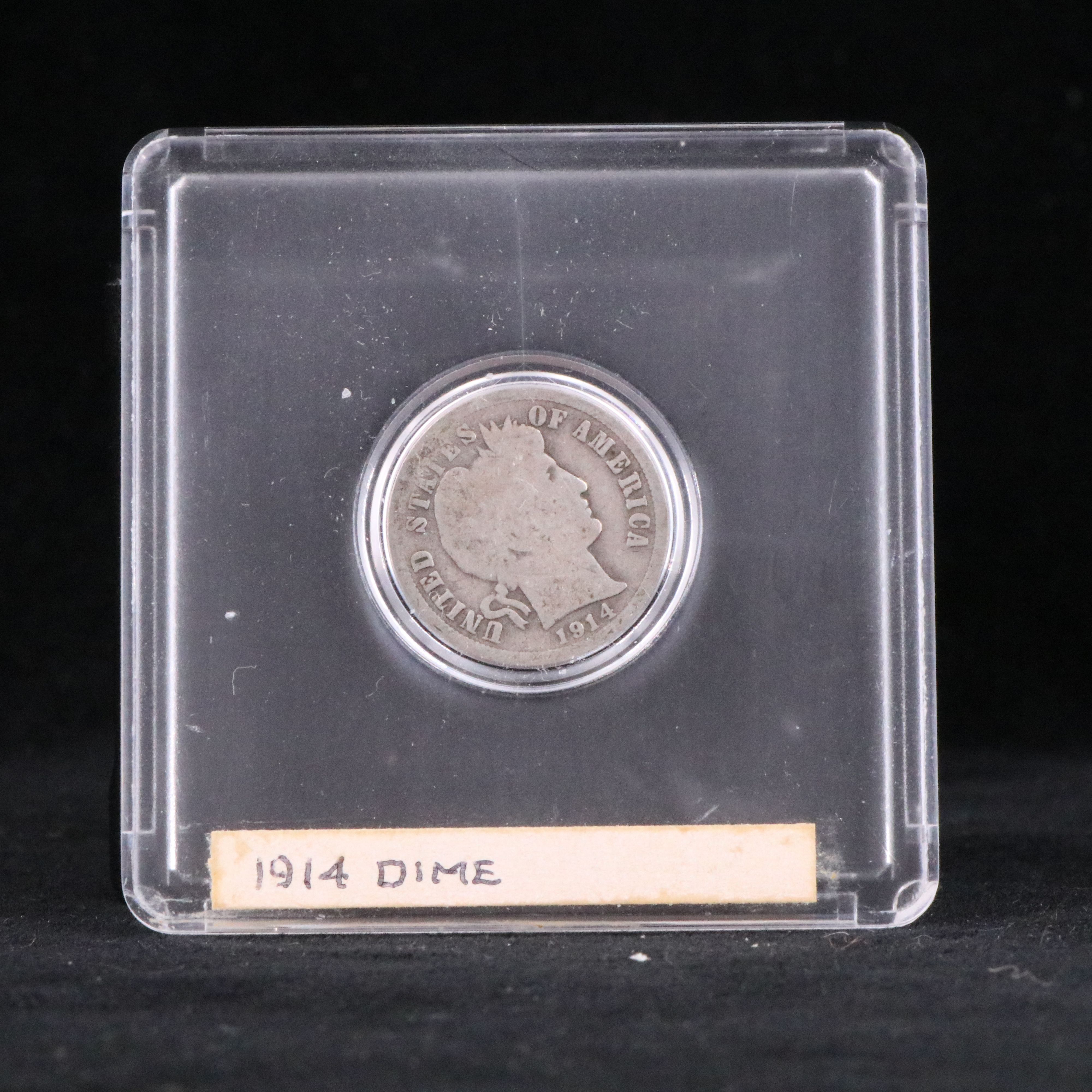 Ten Antique U.S. Coins, Including Barber Silver Coins