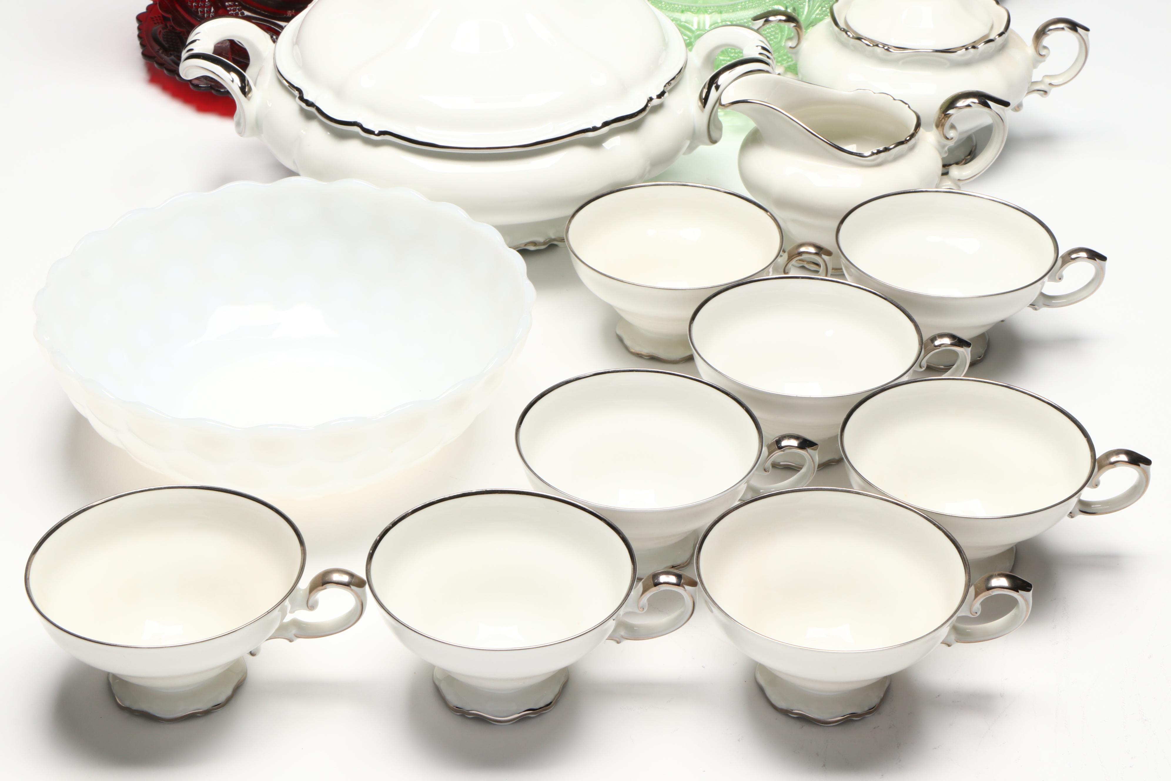 Royal Crest "Lady Royal" Porcelain Dinnerware with More Décor