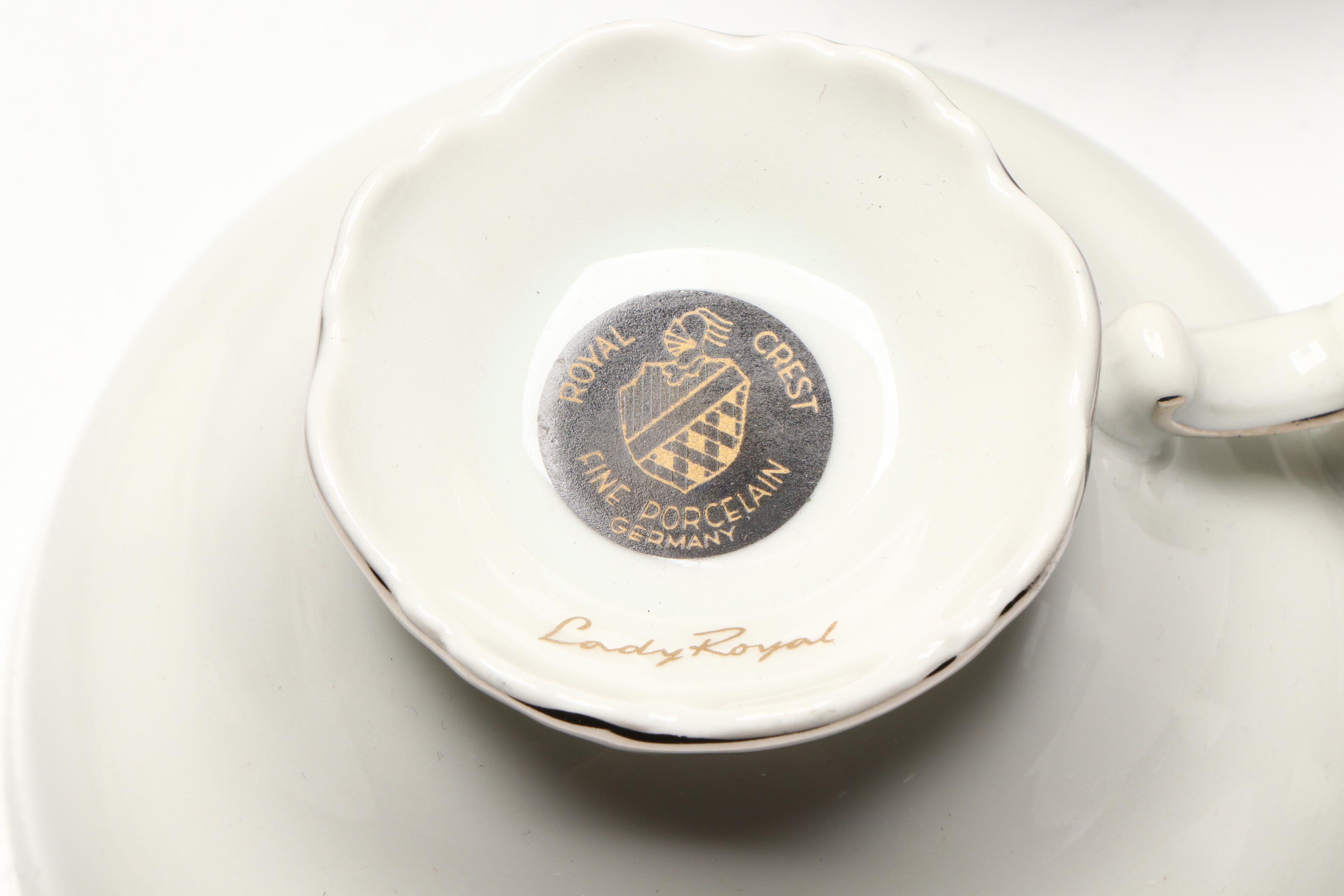 Royal Crest "Lady Royal" Porcelain Dinnerware with More Décor