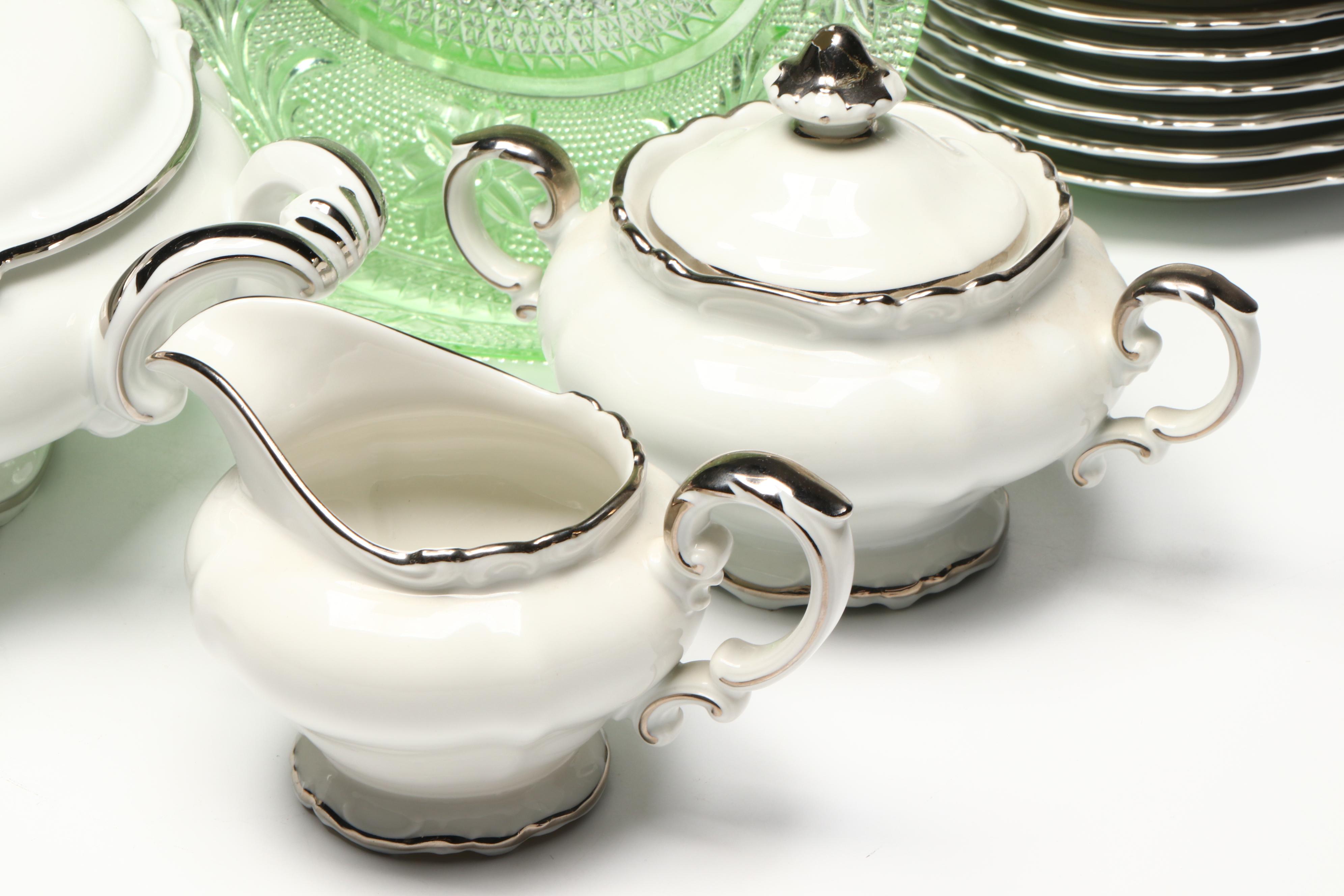 Royal Crest "Lady Royal" Porcelain Dinnerware with More Décor