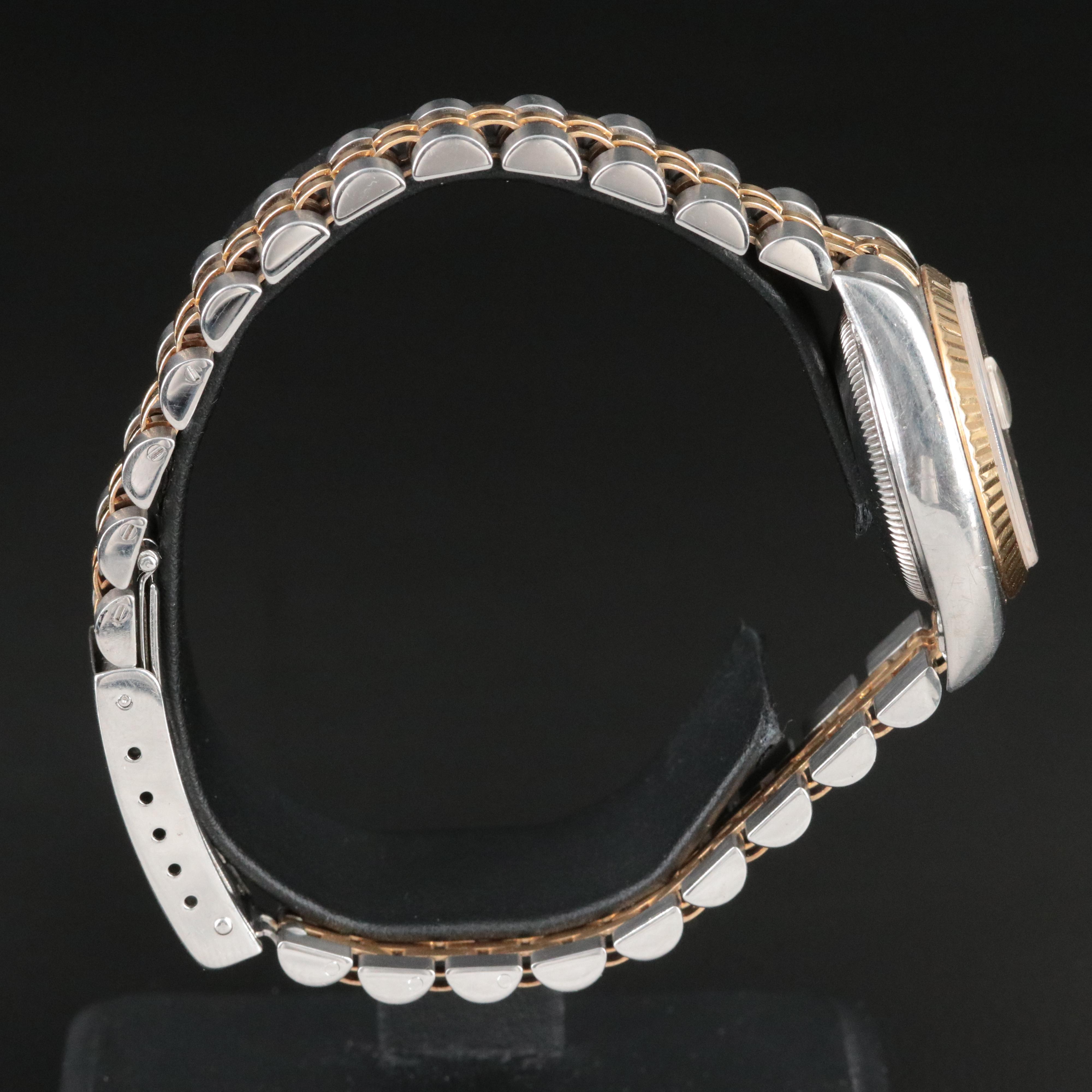 1996 Rolex Datejust Model 69173 Rolesor Automatic Watch