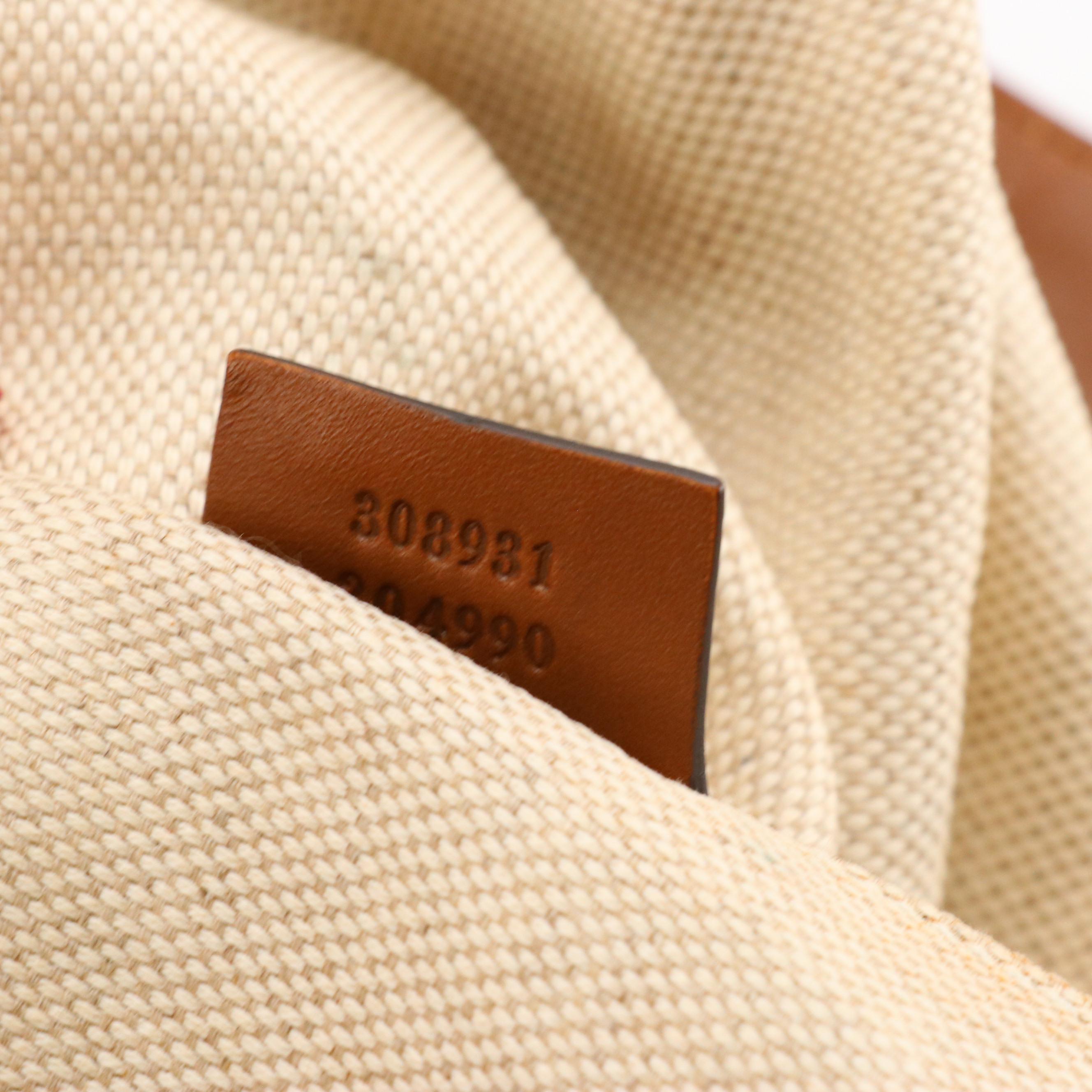 Gucci GG Canvas and Leather Weekender Tote