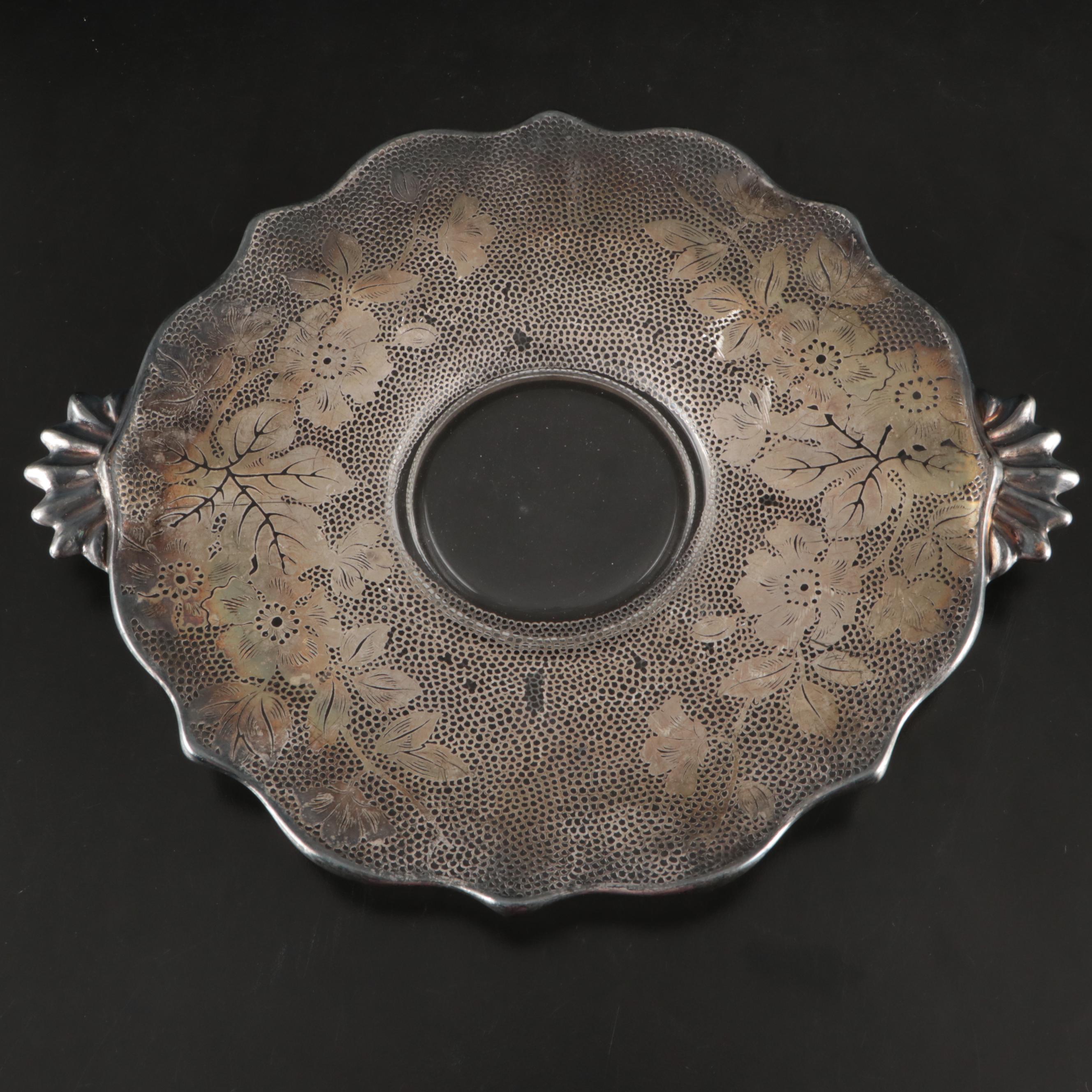 Bavarian Porcelain Shakers, Glass Serving Tray, and More Table Accessories