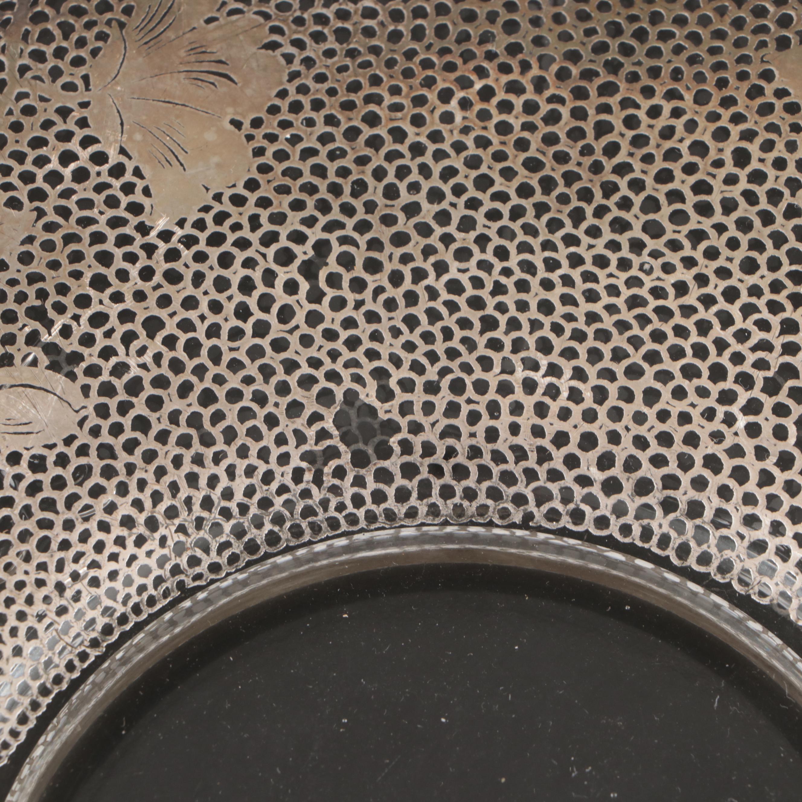 Bavarian Porcelain Shakers, Glass Serving Tray, and More Table Accessories