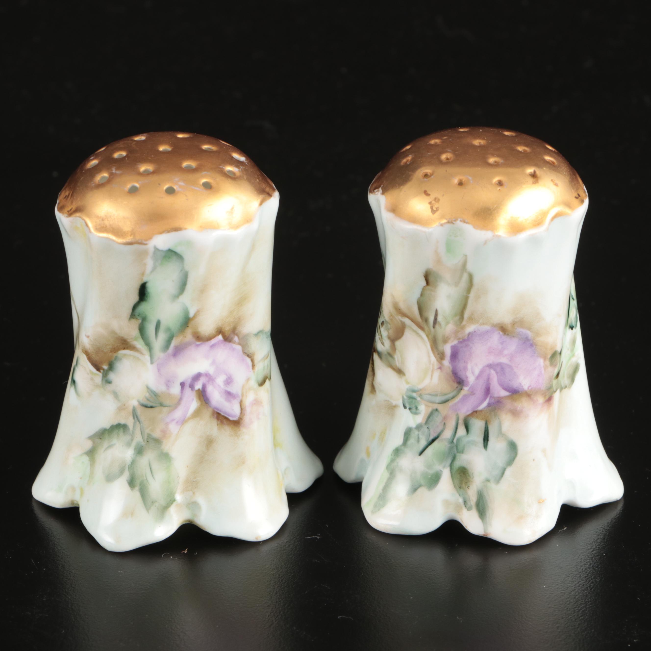 Bavarian Porcelain Shakers, Glass Serving Tray, and More Table Accessories