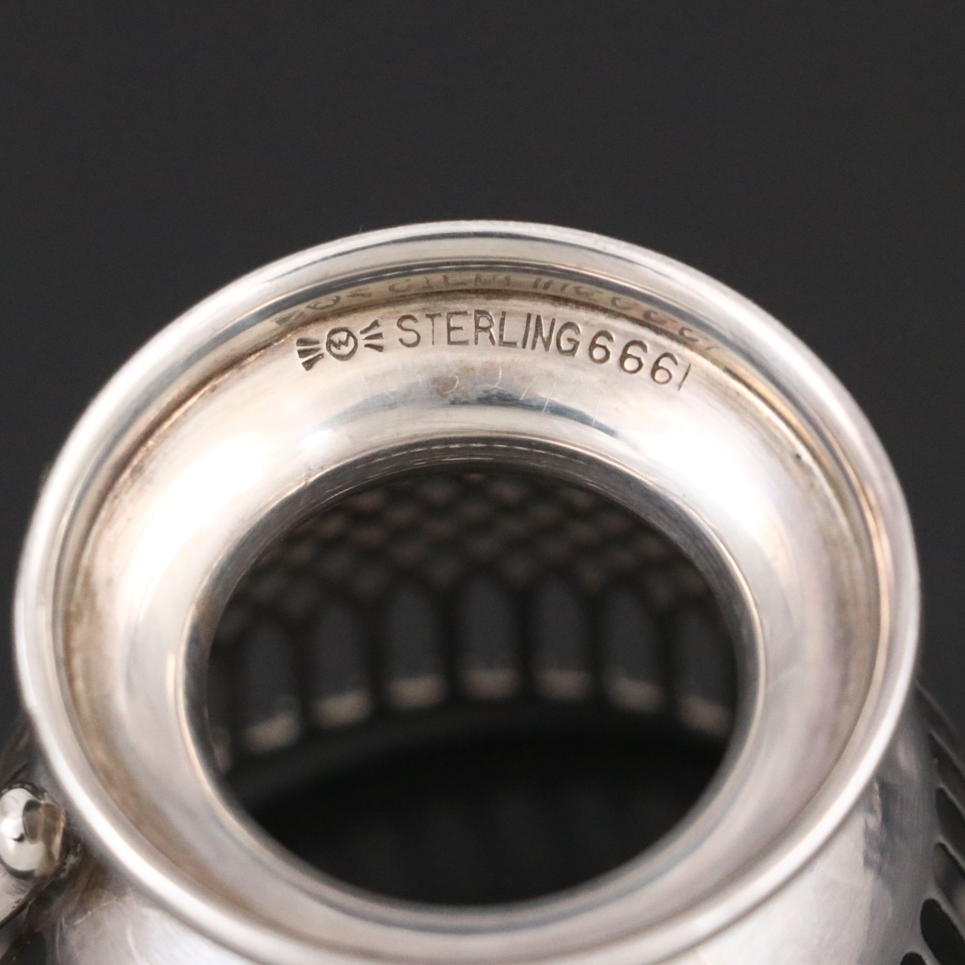 Lenox Porcelain Demitasse Cups with Sterling Holders and Other Tableware