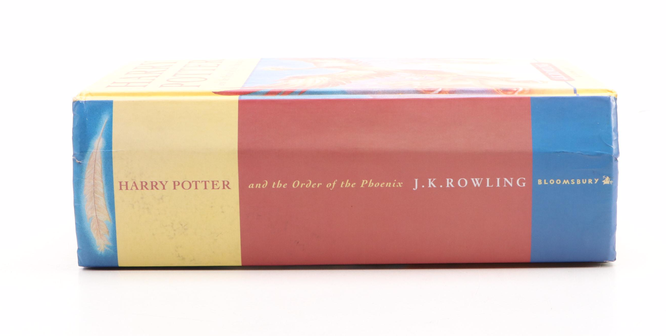 First UK Edition "Harry Potter and the Order of the Phoenix" by J. K. Rowling