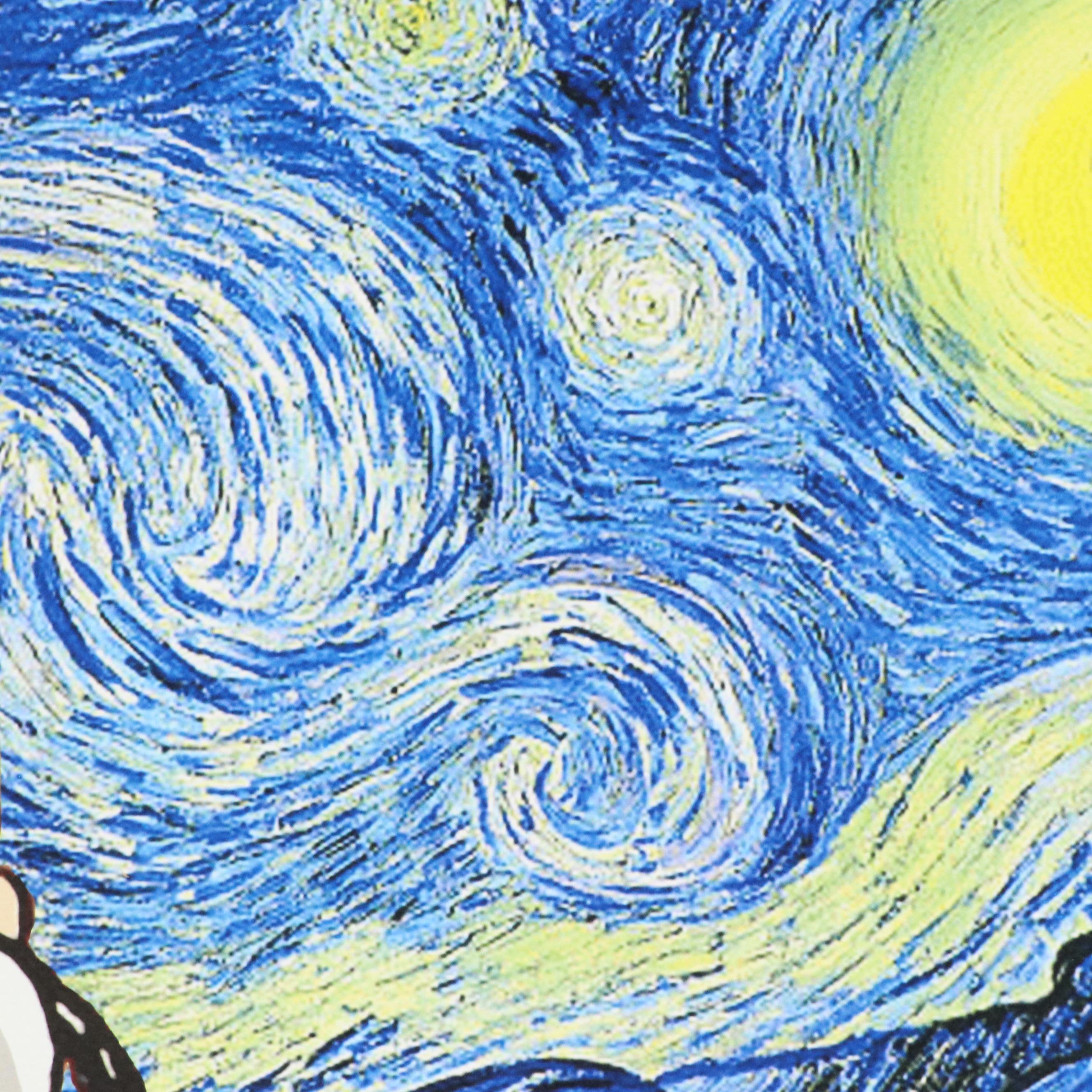 Death NYC Pop Art Graphic Print Homage to Van Gogh x Peanuts, 2020