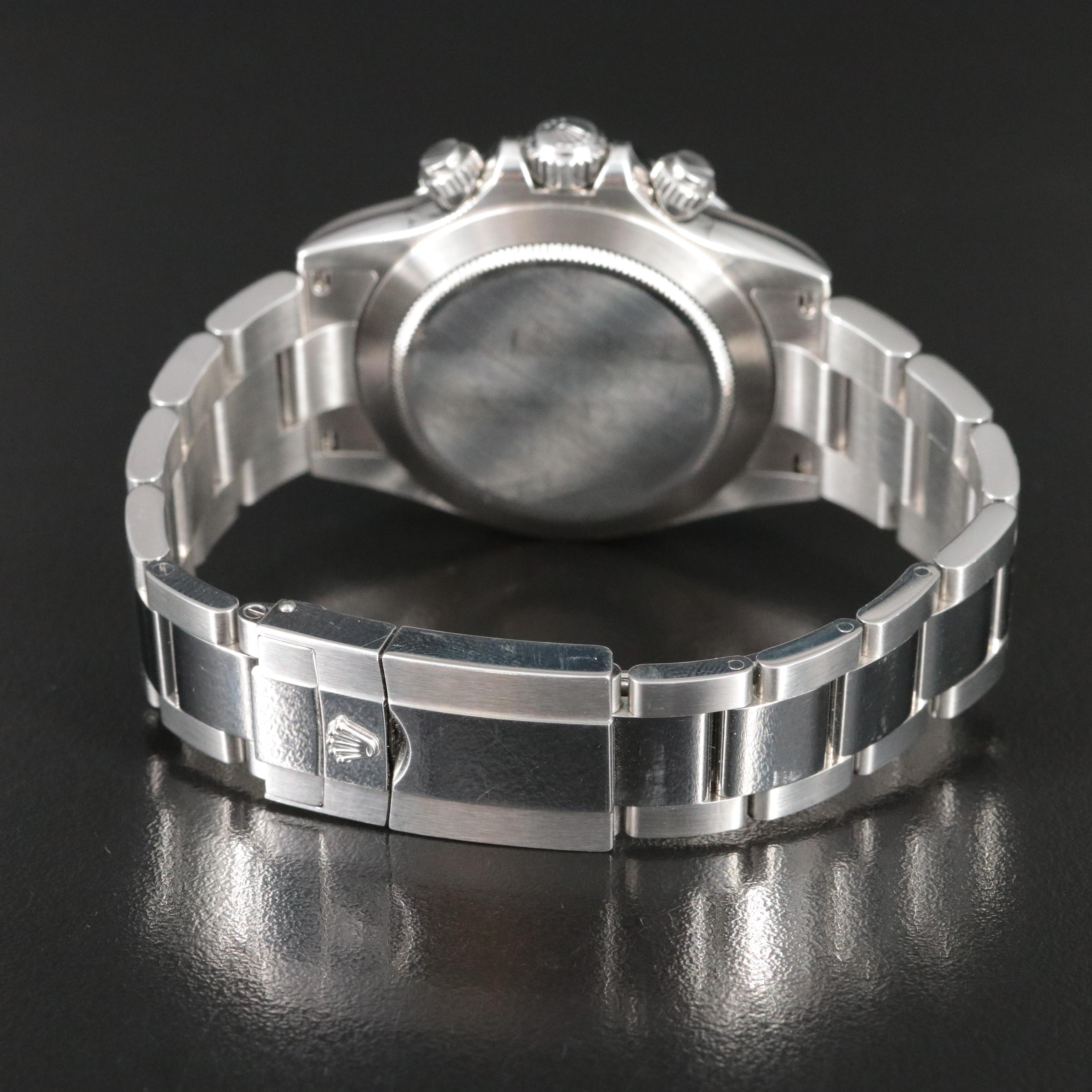 2007 Rolex Daytona Cosmograph 116520 Stainless Steel Black Index Watch