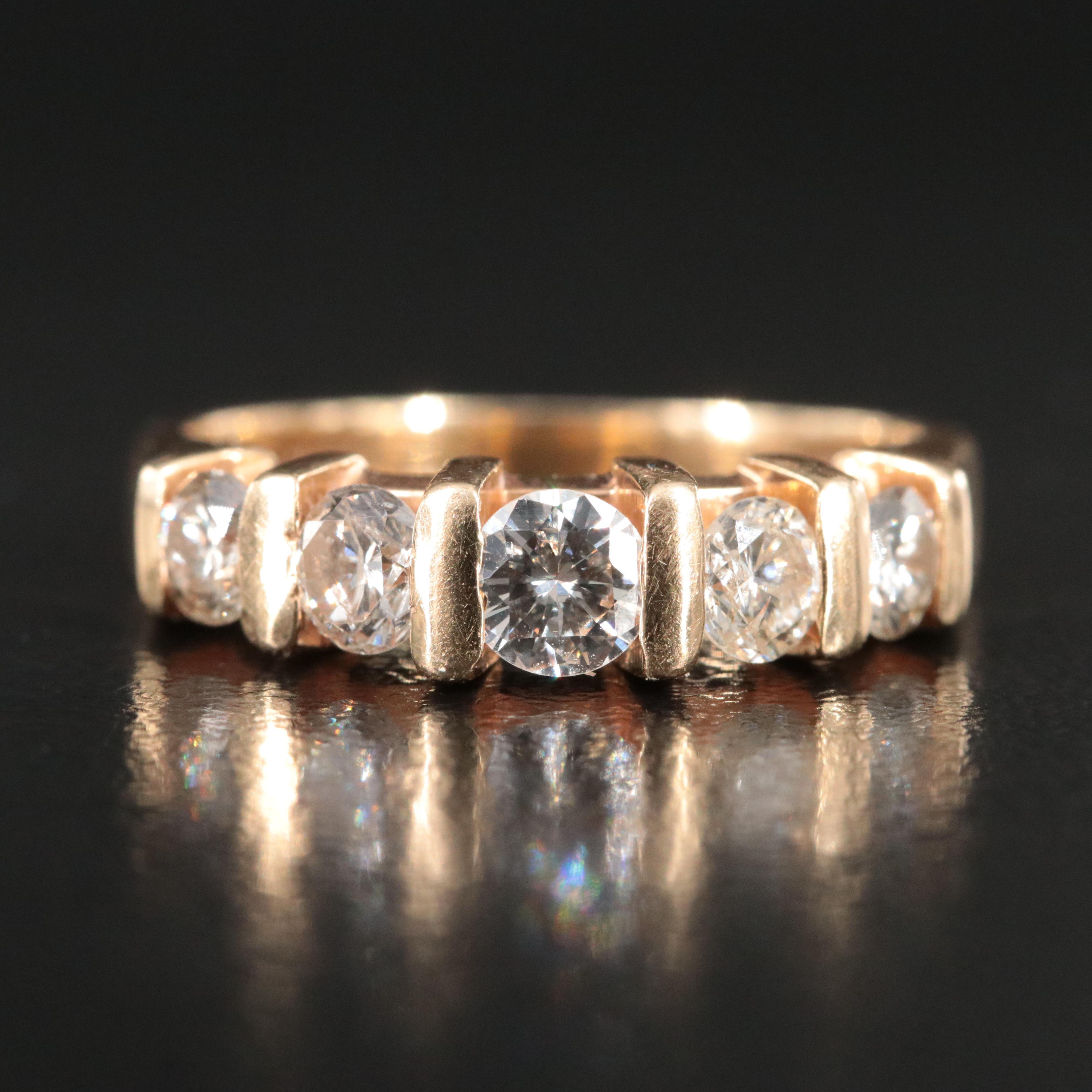 14K 0.69 CTW Diamond Ring
