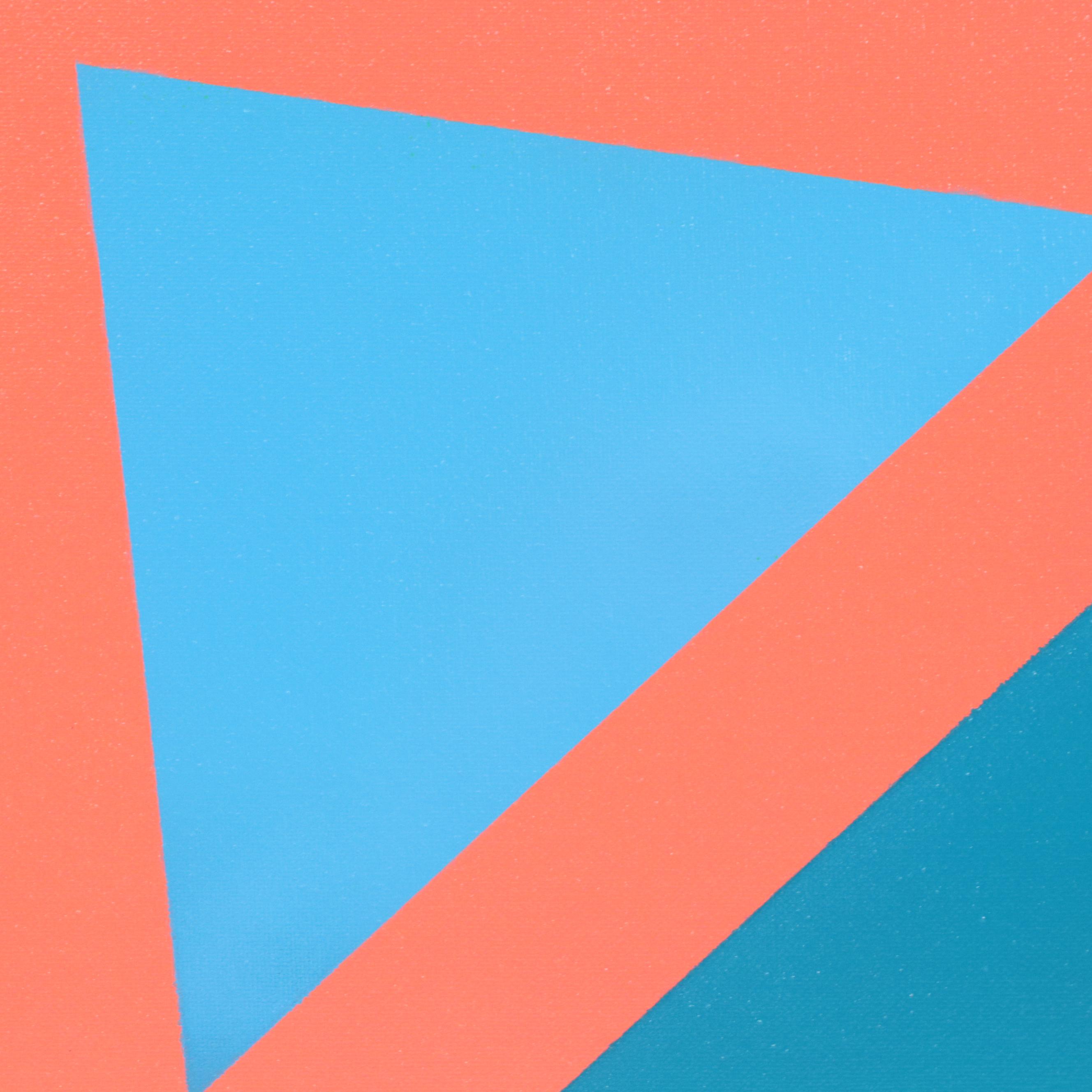 Jason Michael Durham Abstract Geometric Mixed Media Painting "Momentum," 2025