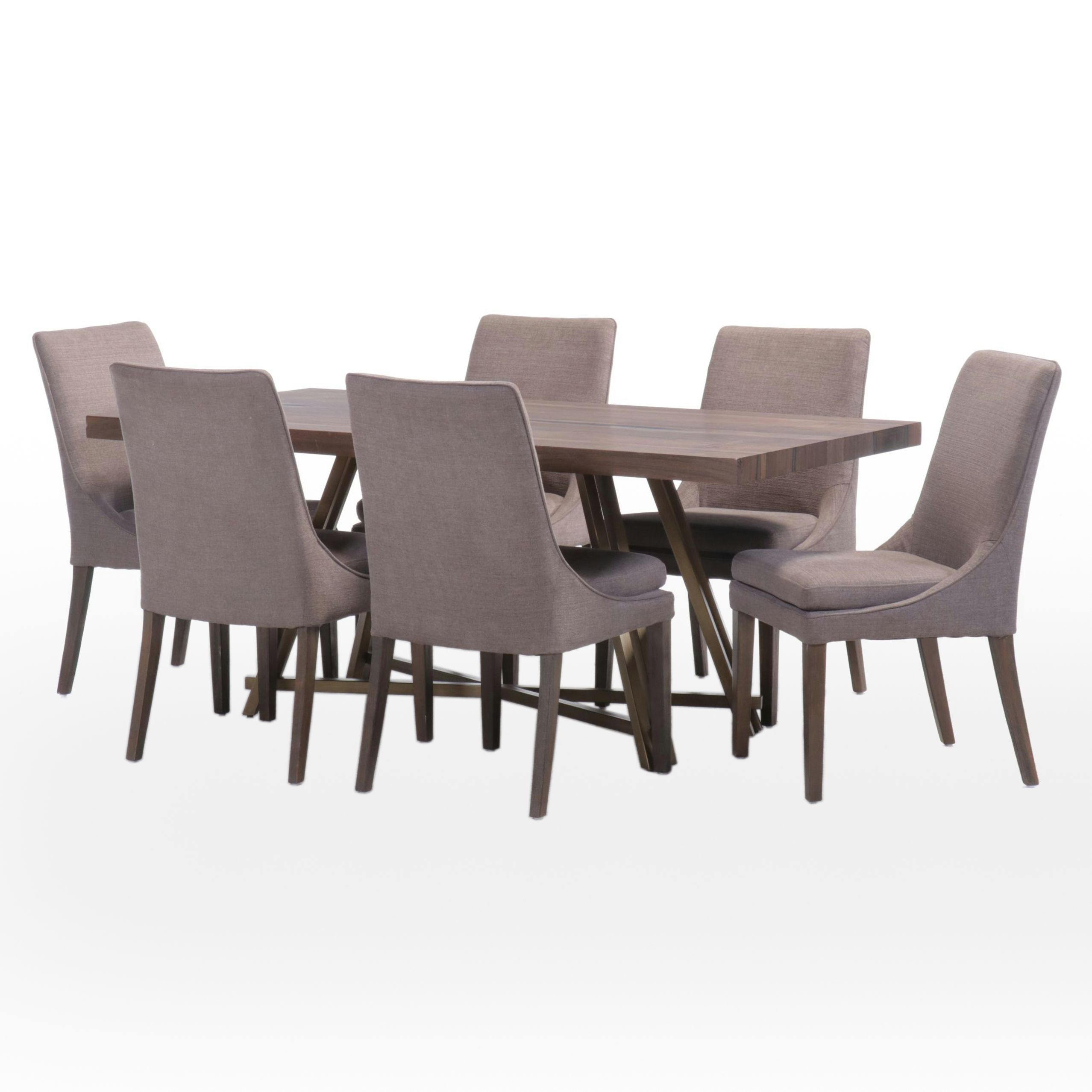 Seven-Piece Arhaus Contemporary Dining Set