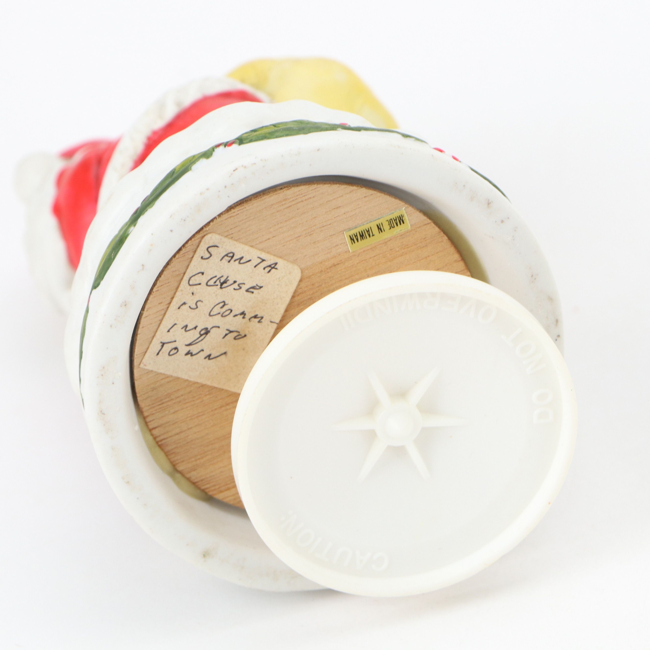 Christmas Music Rotating Bisque Figurines with Other Holiday Décor