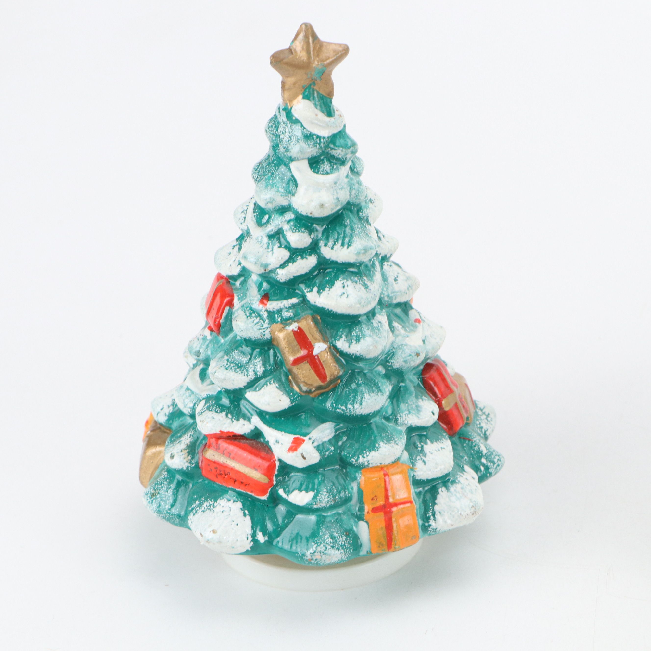 Christmas Music Rotating Bisque Figurines with Other Holiday Décor