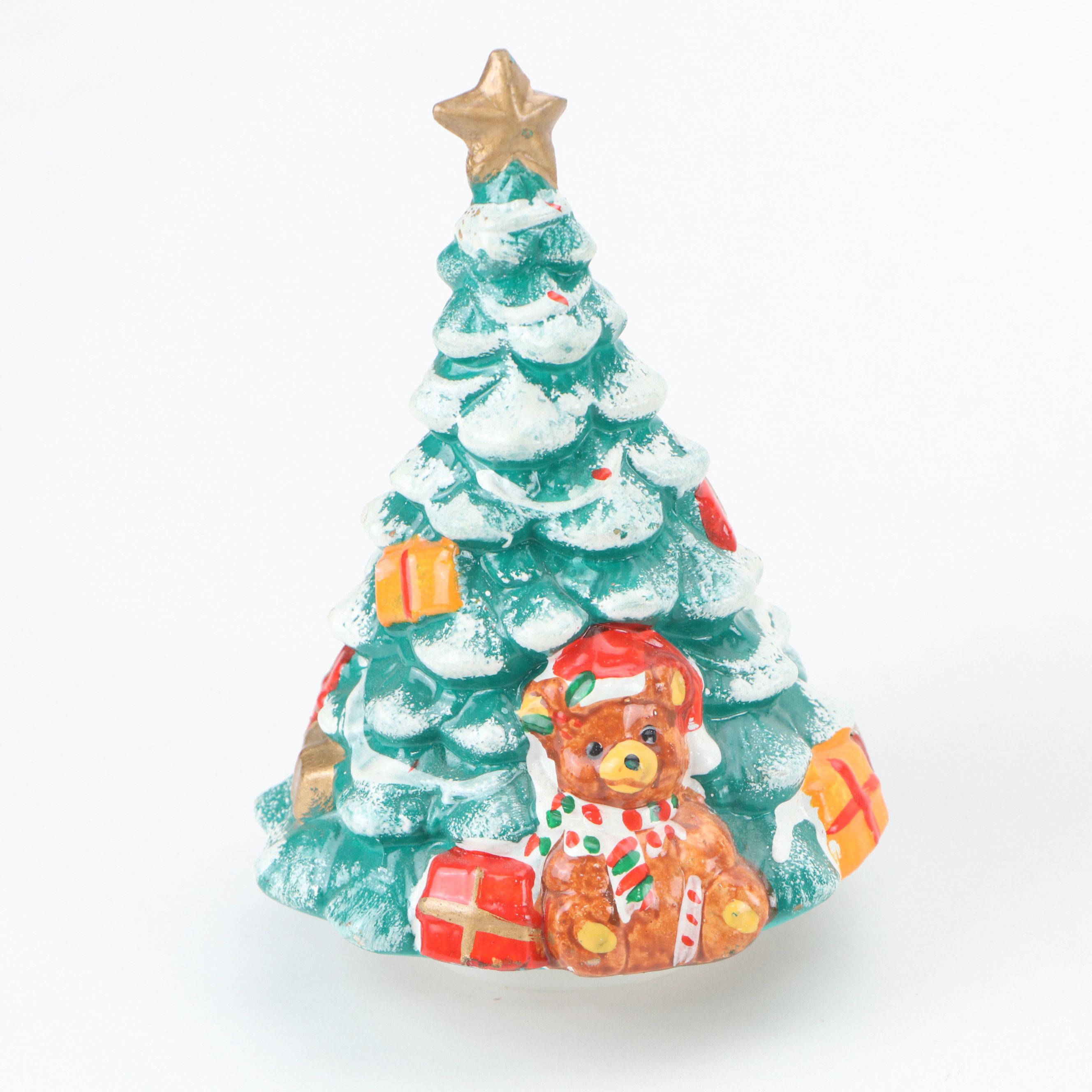 Christmas Music Rotating Bisque Figurines with Other Holiday Décor