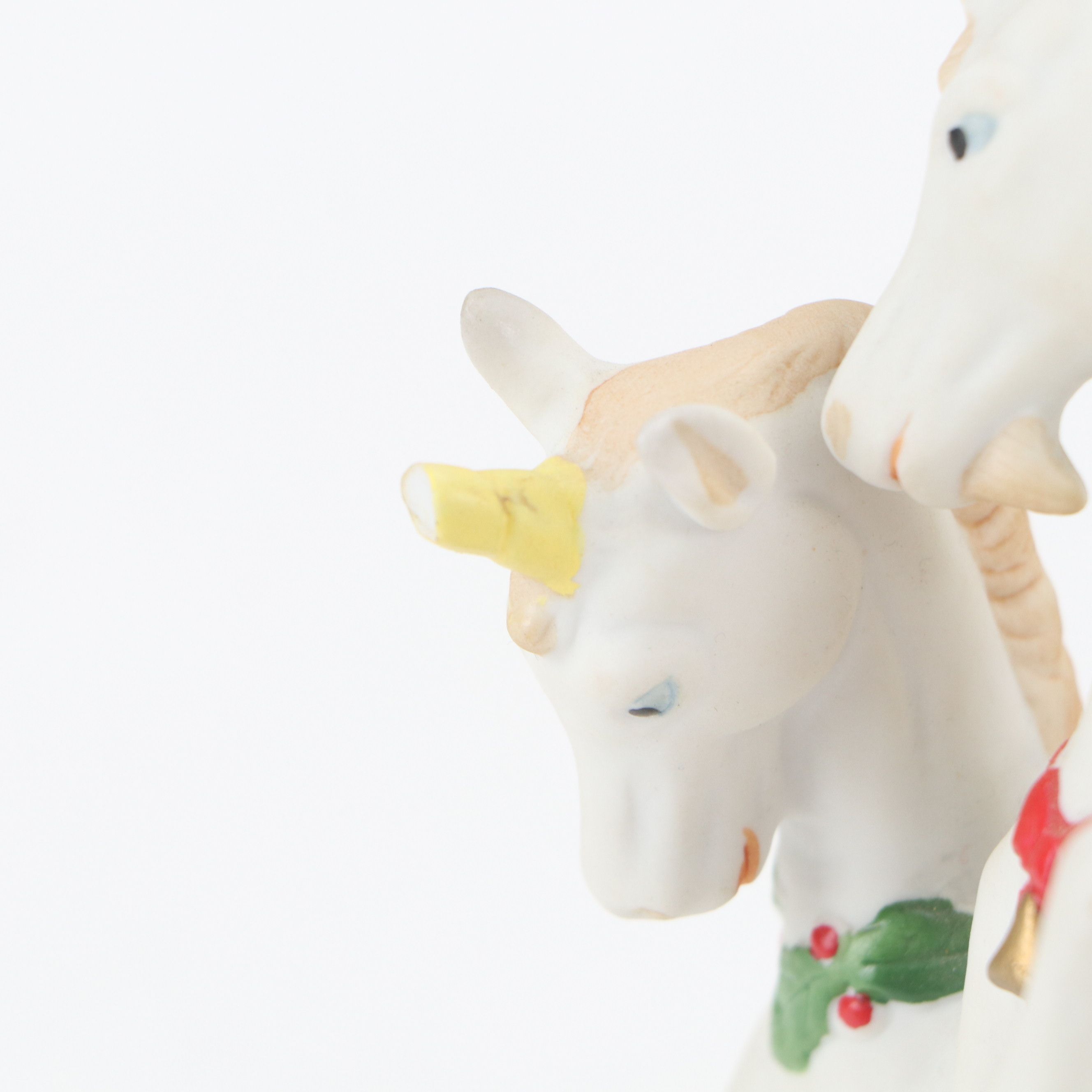 Christmas Music Rotating Bisque Figurines with Other Holiday Décor