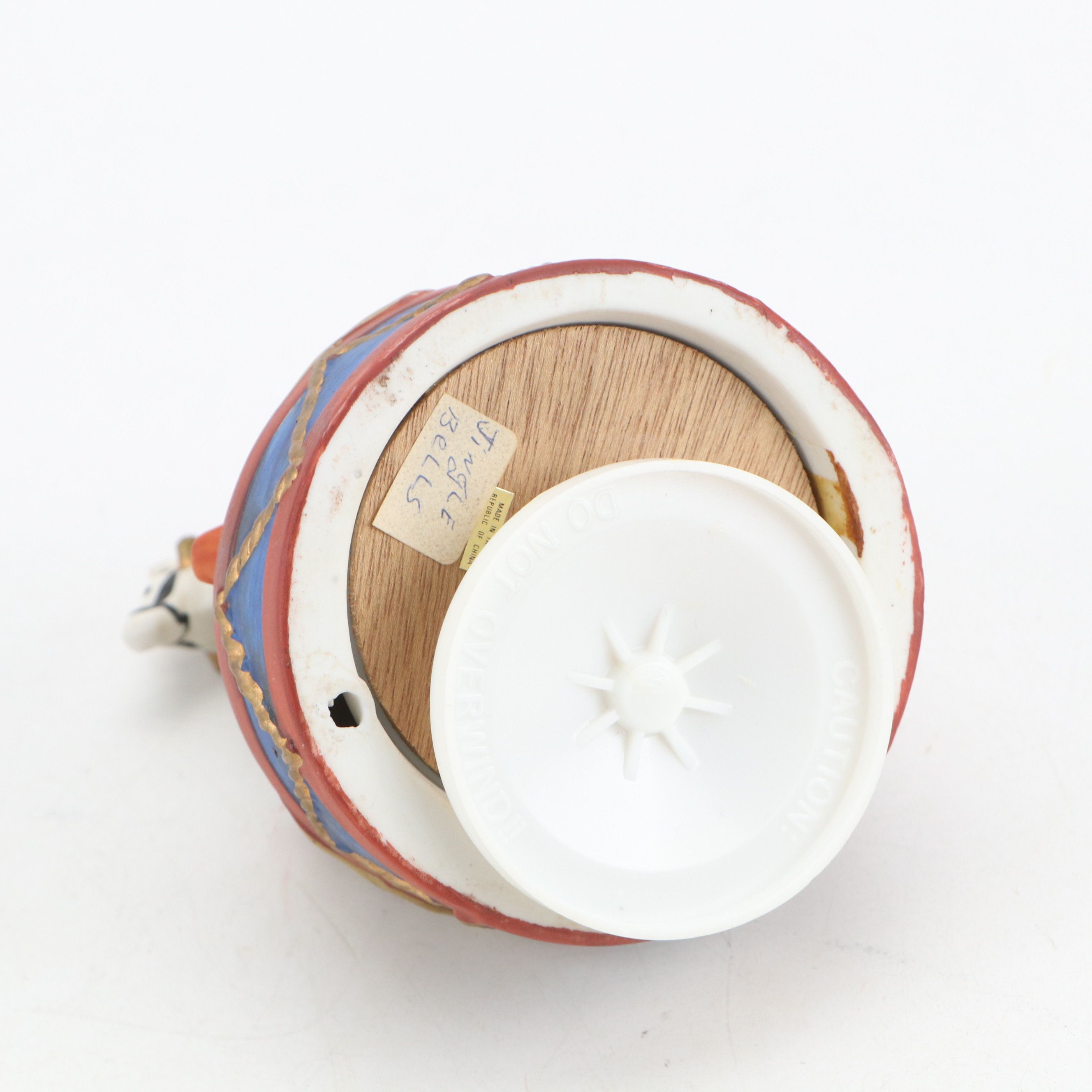 Christmas Music Rotating Bisque Figurines with Other Holiday Décor