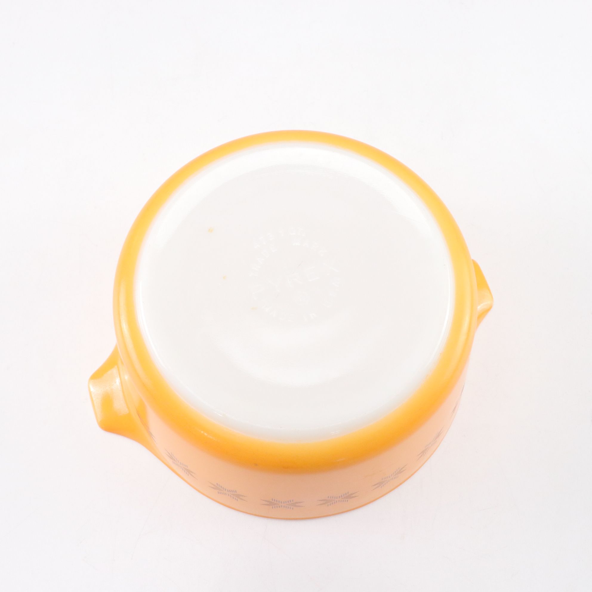 Pyrex "Constellation Atomic Starburst" Divided Serving Bowl with Casseroles