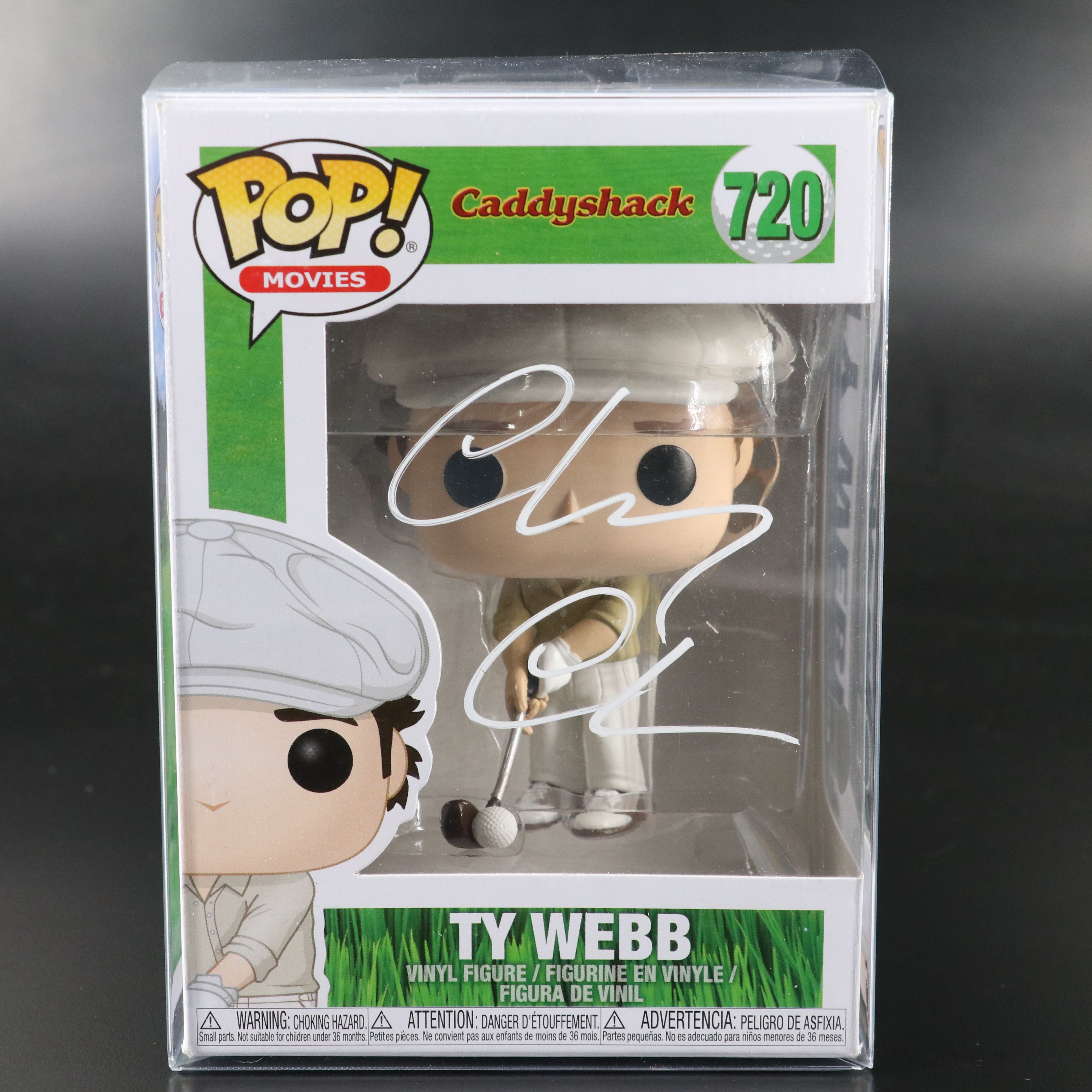 Chevy Chase Signed "Caddyshack" Ty Webb Funko POP!, Beckett