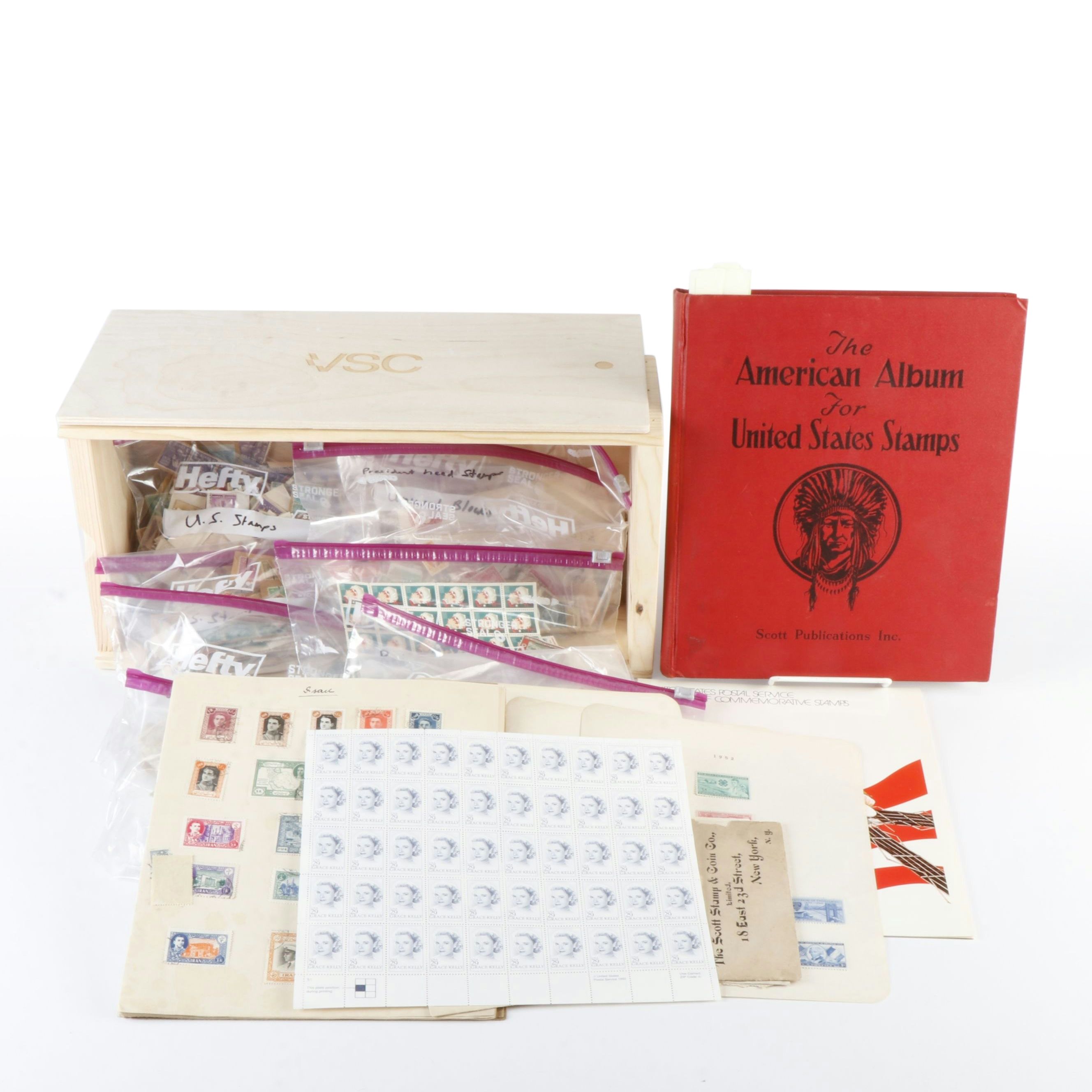 Collection of U.S. and Foreign Postage Stamps