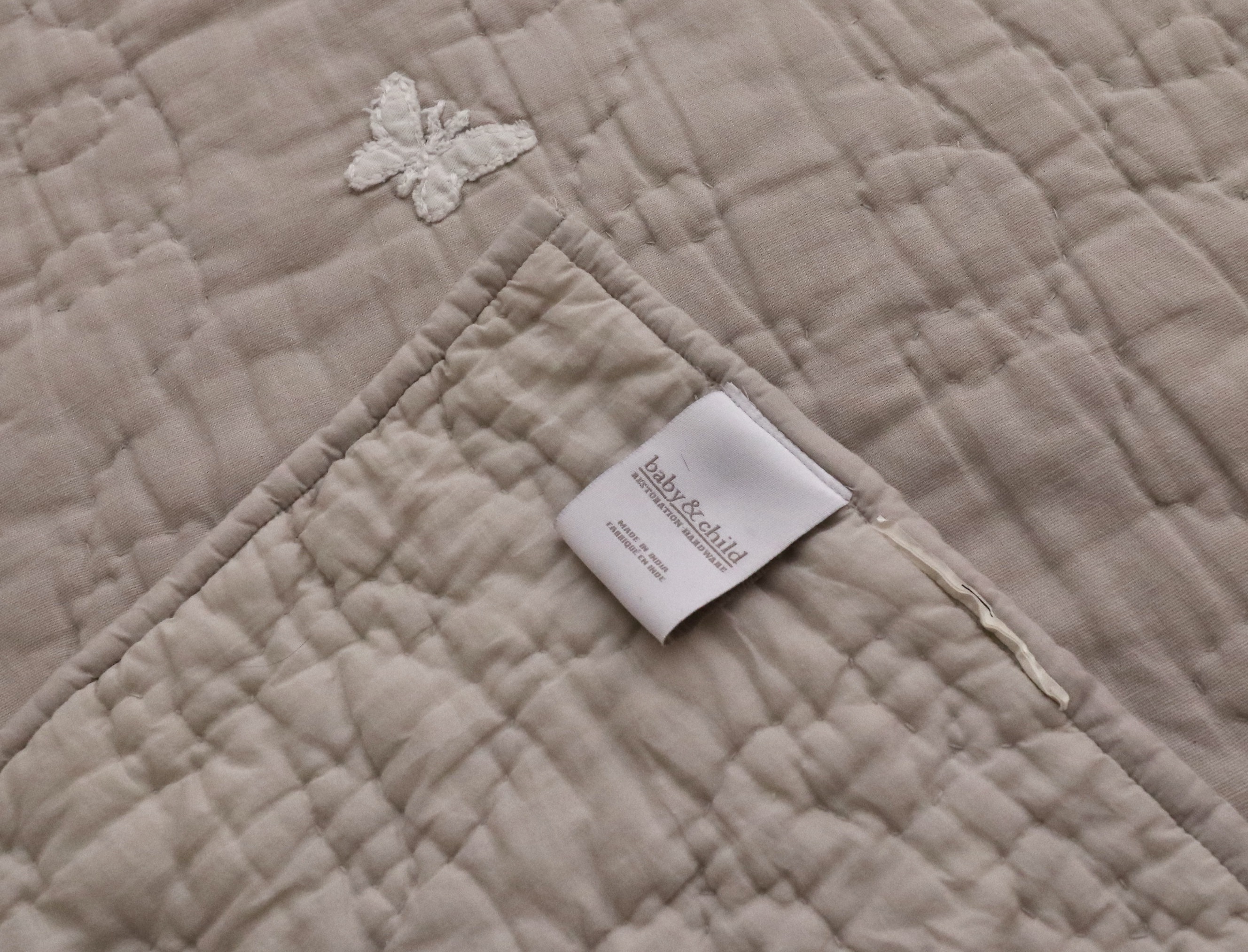 Legacy Classic Kids Twin Bed Pair and Bedside Table with RH Baby & Child Bedding