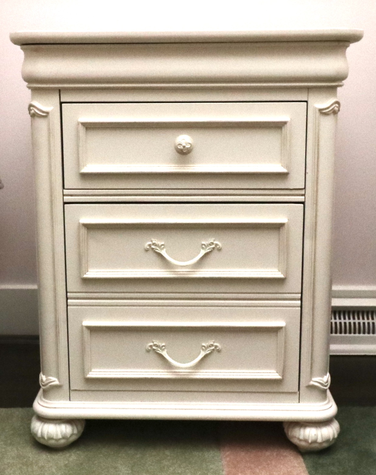 Legacy Classic Kids Twin Bed Pair and Bedside Table with RH Baby & Child Bedding