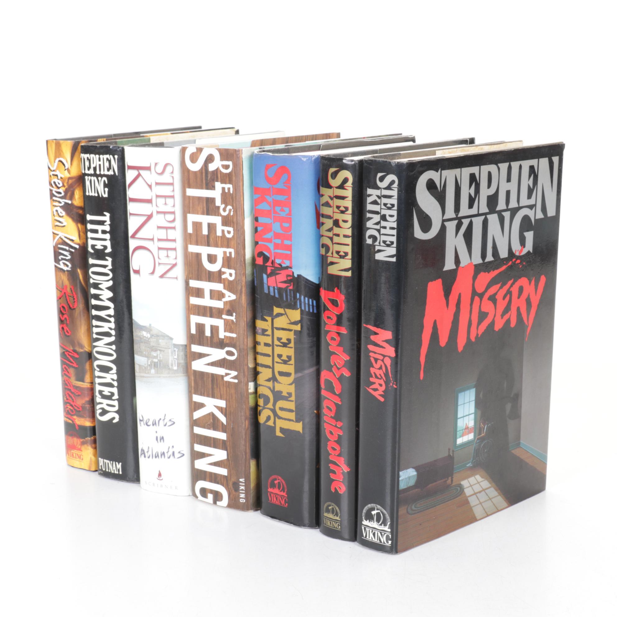 Second Printing "Misery" and More Stephen King Novels, 1990s