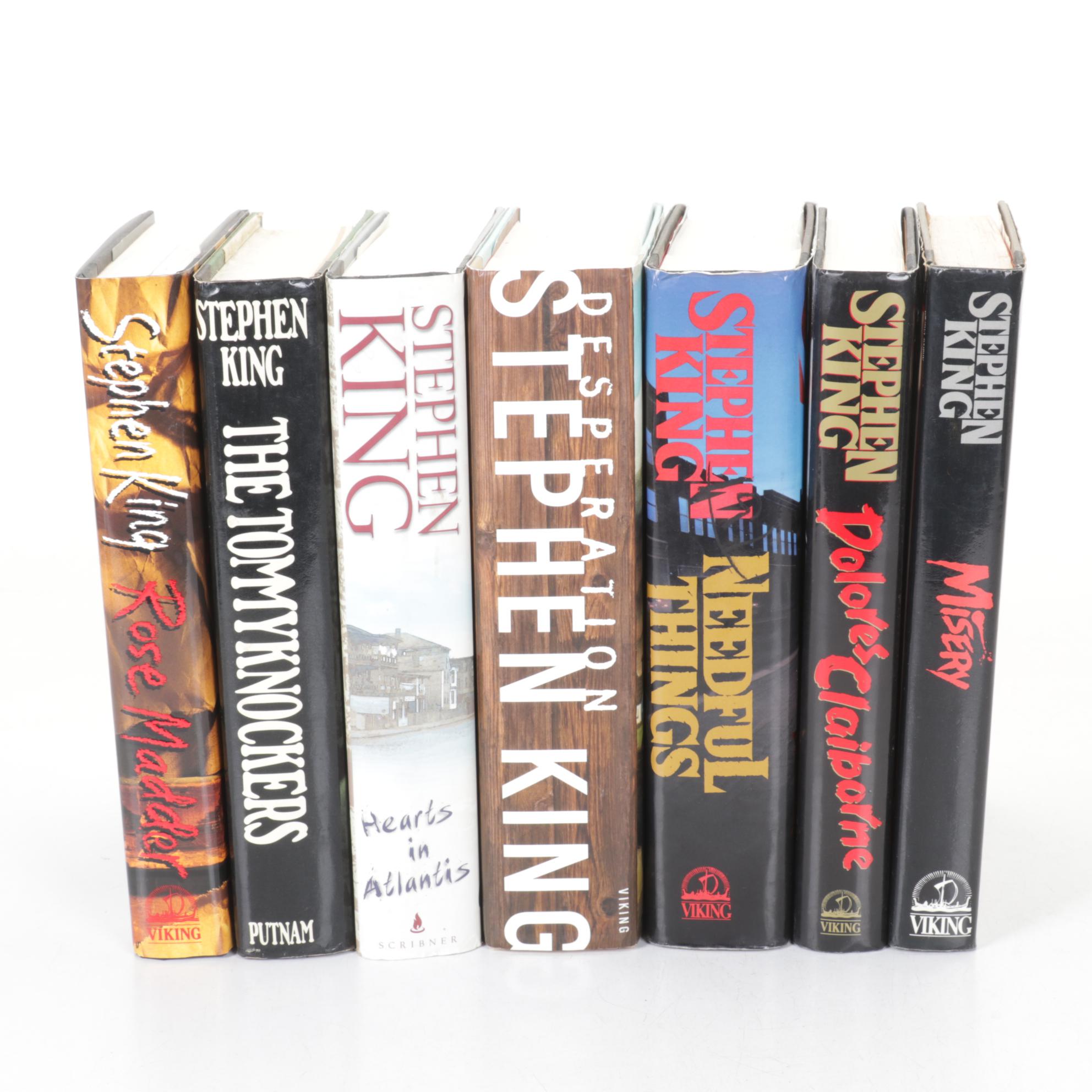 Second Printing "Misery" and More Stephen King Novels, 1990s