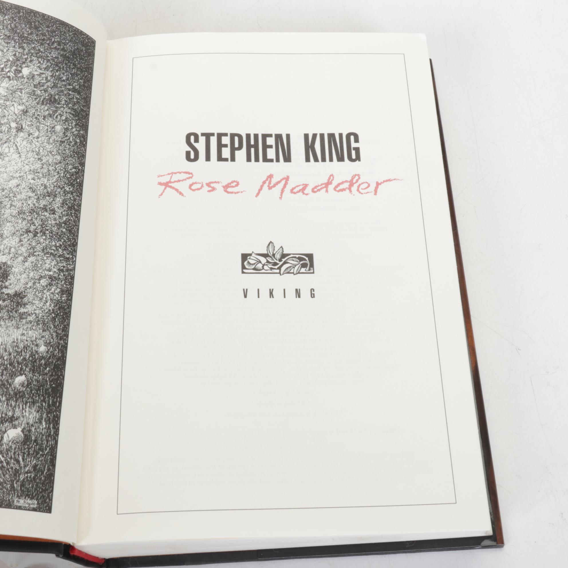 Second Printing "Misery" and More Stephen King Novels, 1990s