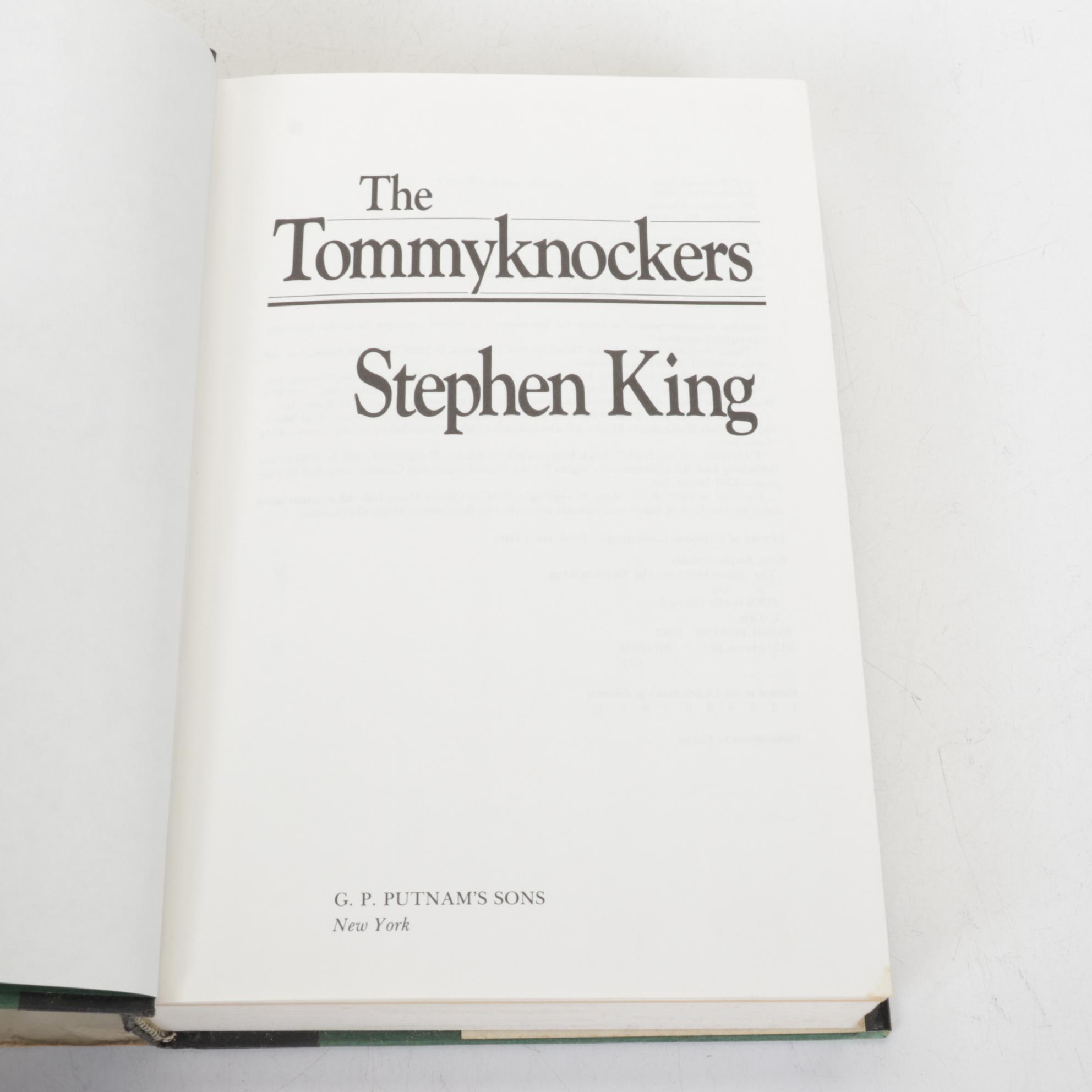 Second Printing "Misery" and More Stephen King Novels, 1990s