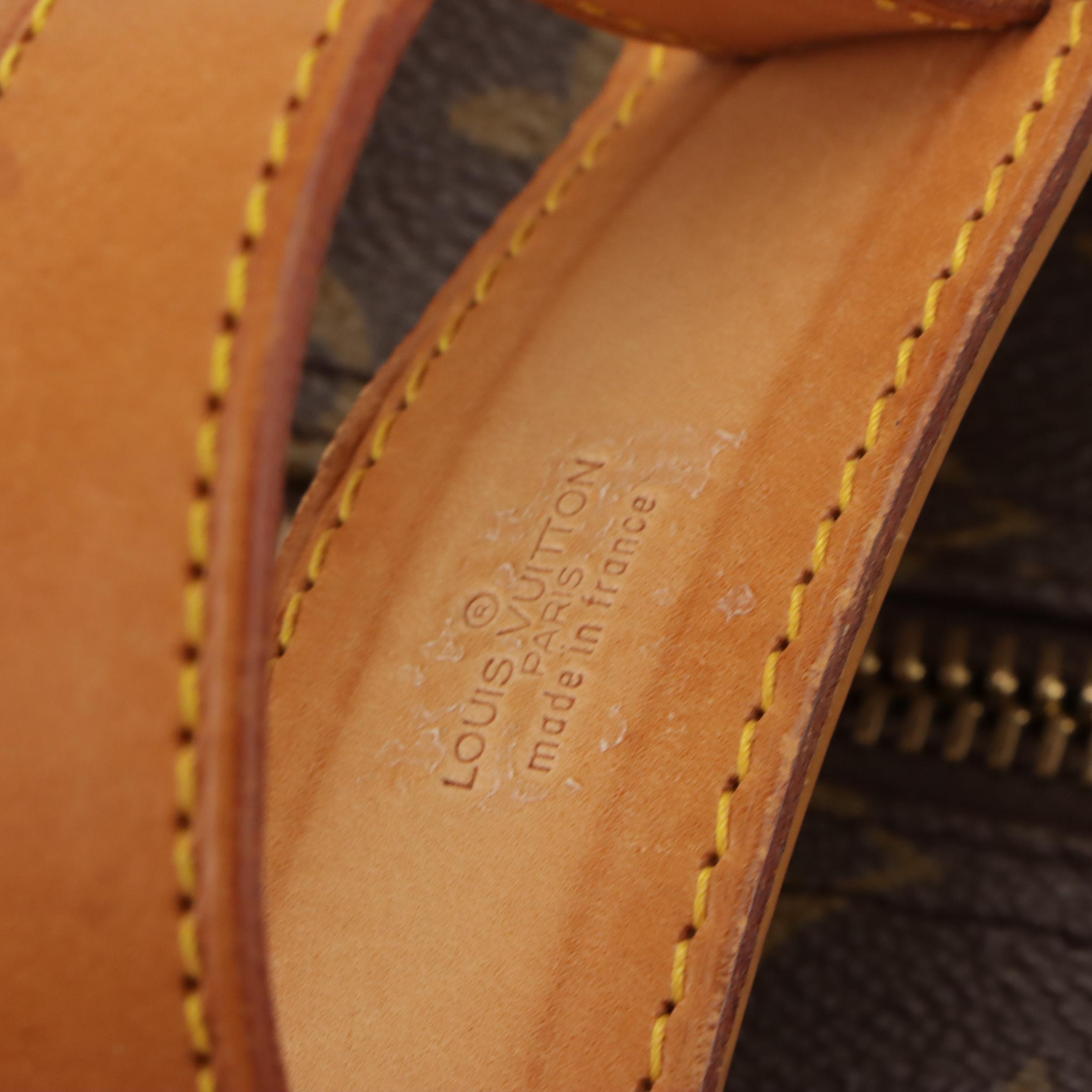 Louis Vuitton Keepall 50 Bandoulière in Monogram Canvas and Vachetta Leather