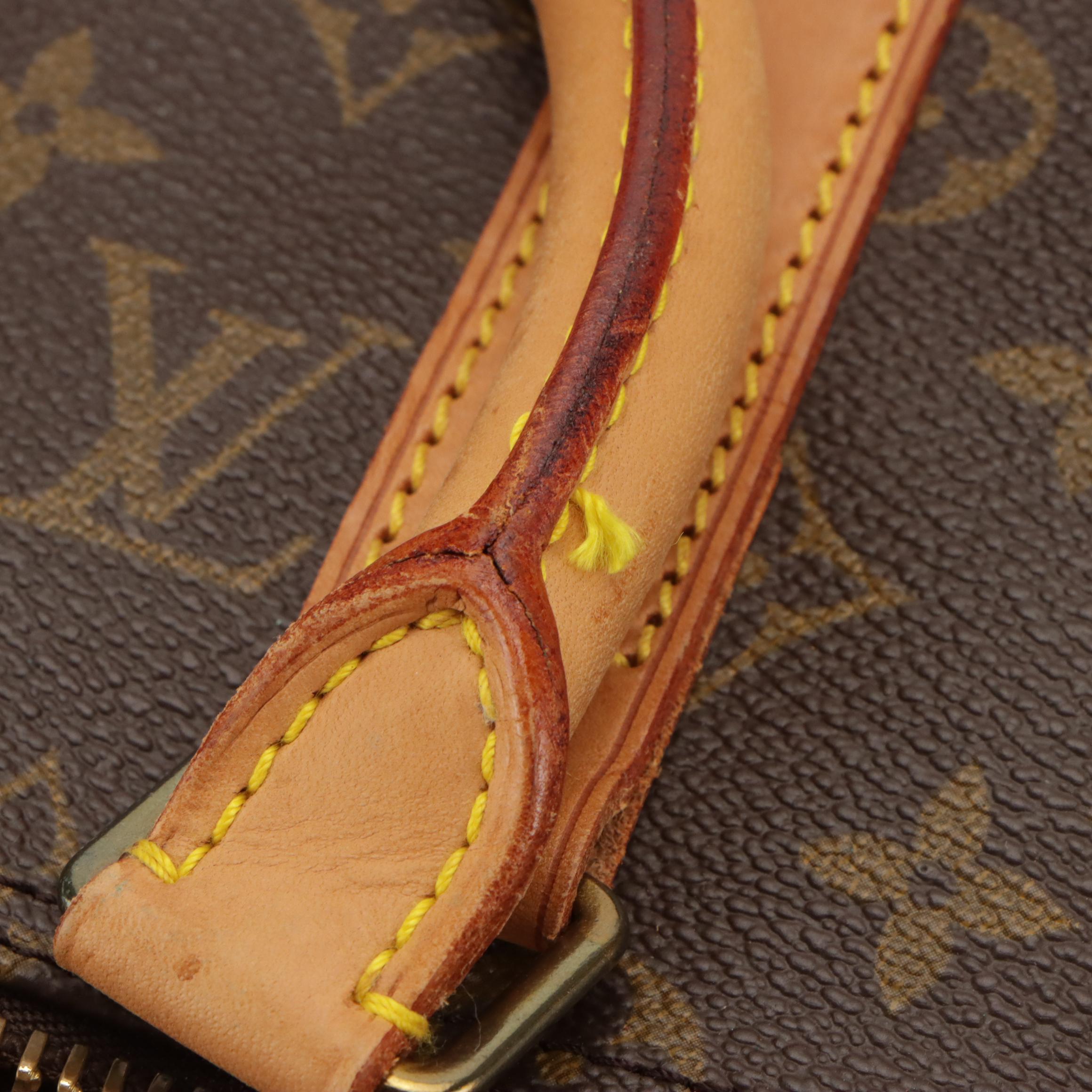 Louis Vuitton Keepall 50 Bandoulière in Monogram Canvas and Vachetta Leather