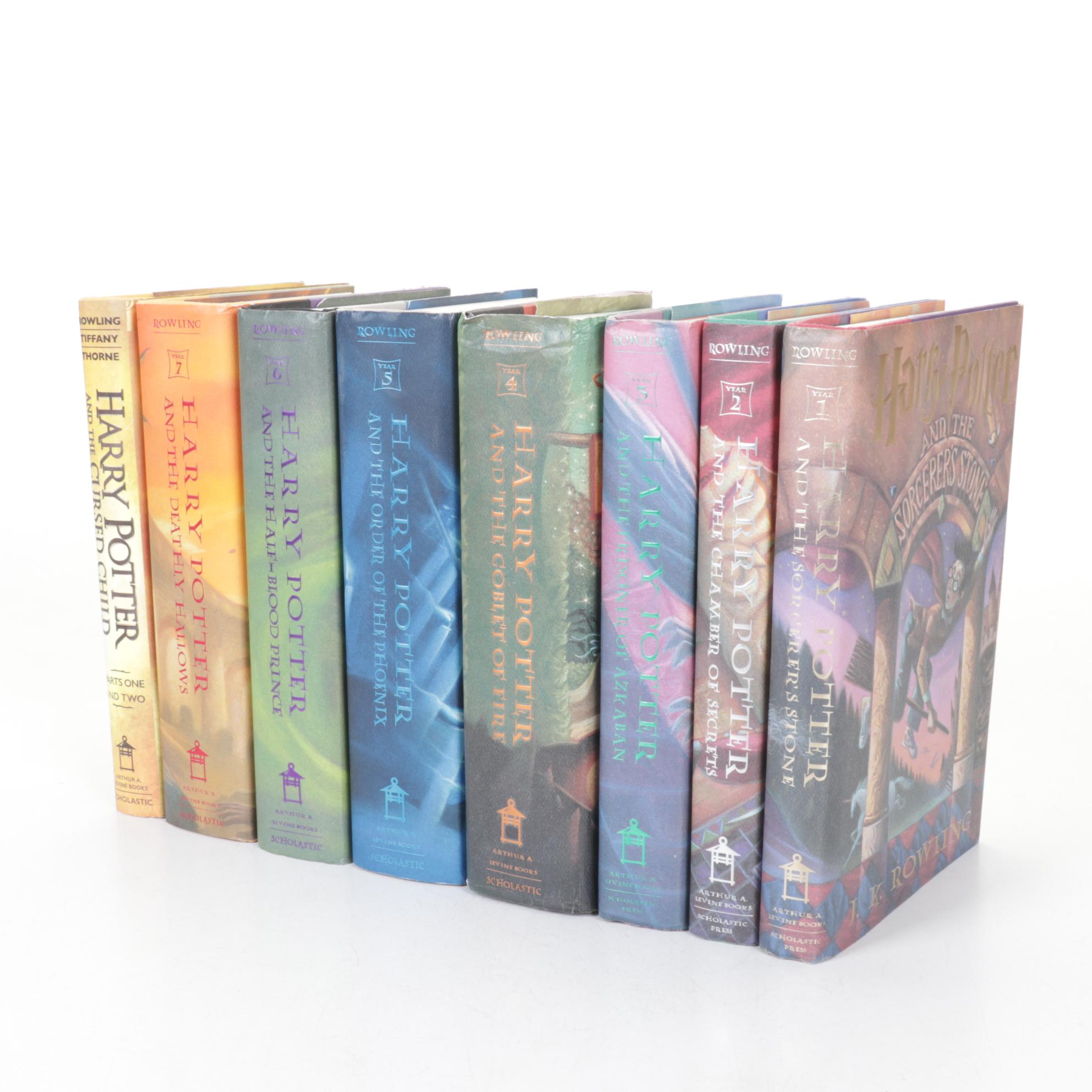 "Harry Potter" Complete Series by J. K. Rowling with Illuminating Wand