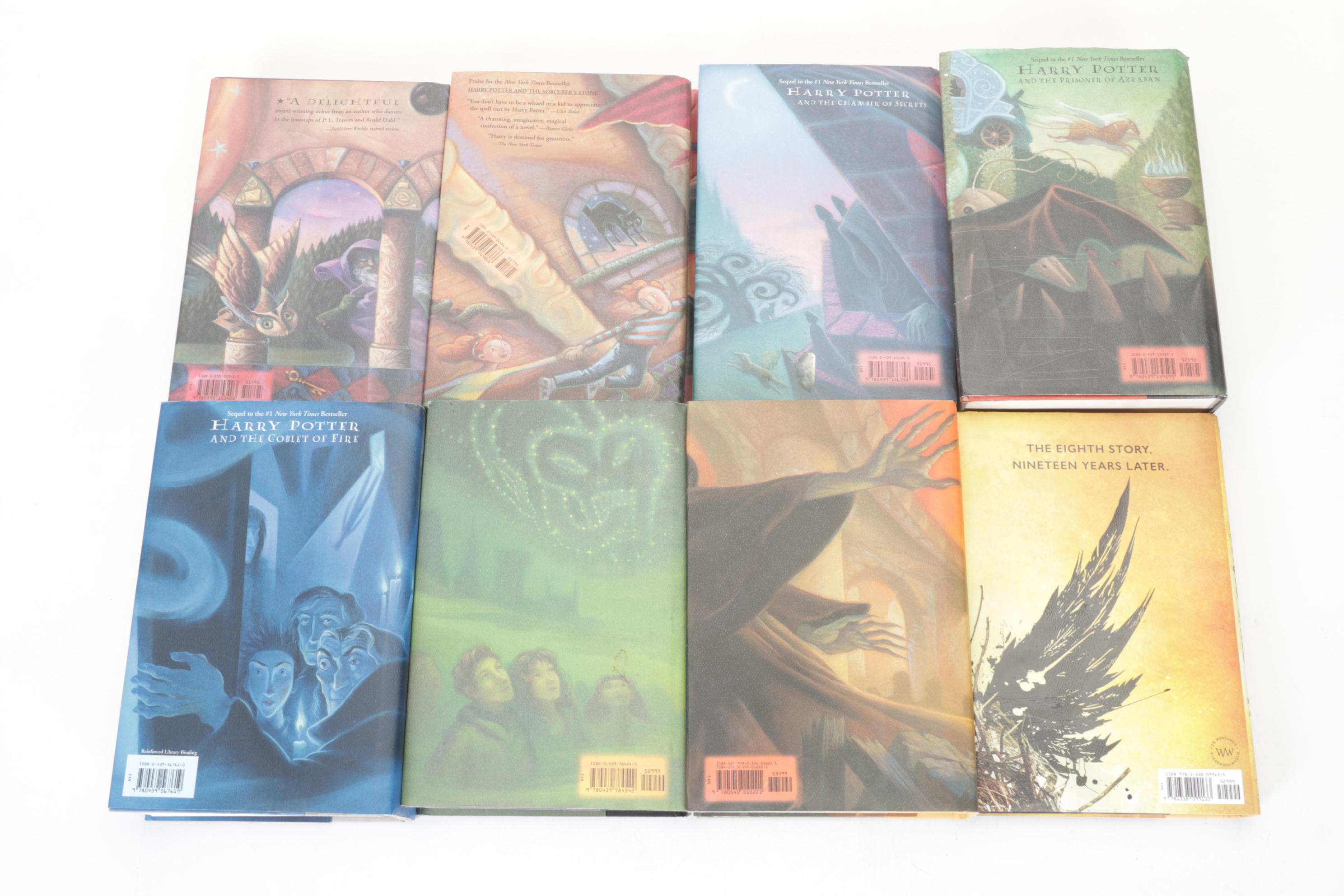 "Harry Potter" Complete Series by J. K. Rowling with Illuminating Wand