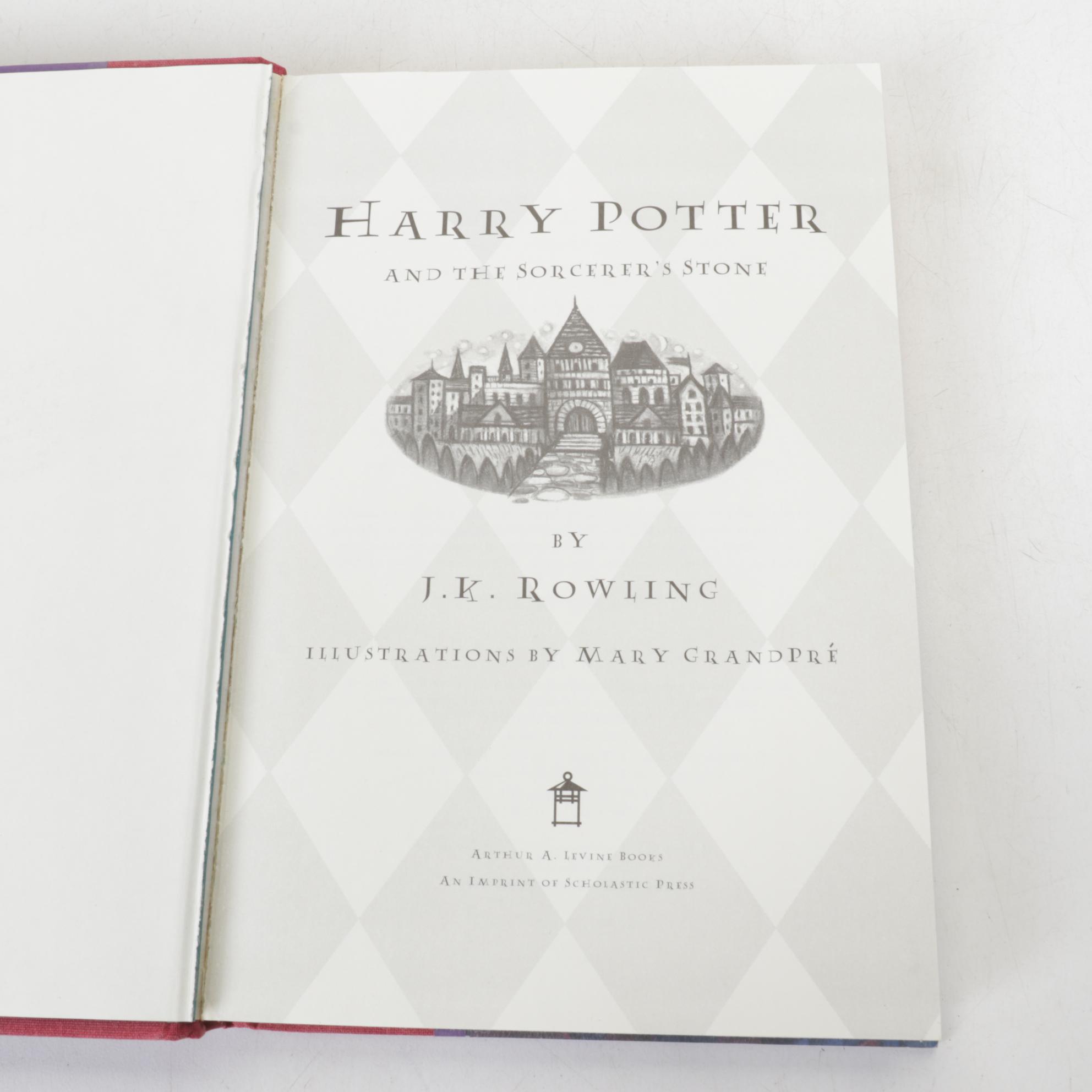 "Harry Potter" Complete Series by J. K. Rowling with Illuminating Wand