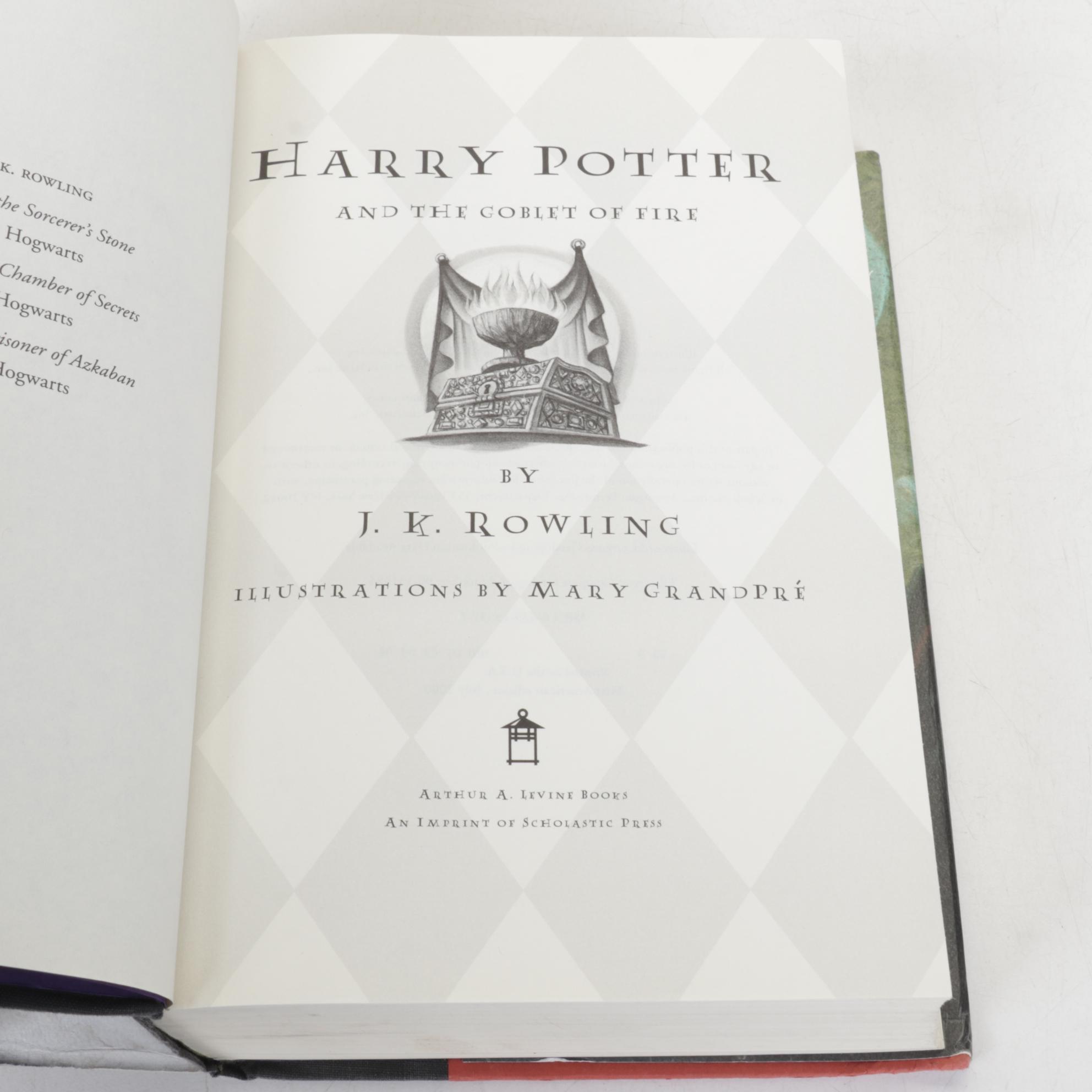 "Harry Potter" Complete Series by J. K. Rowling with Illuminating Wand