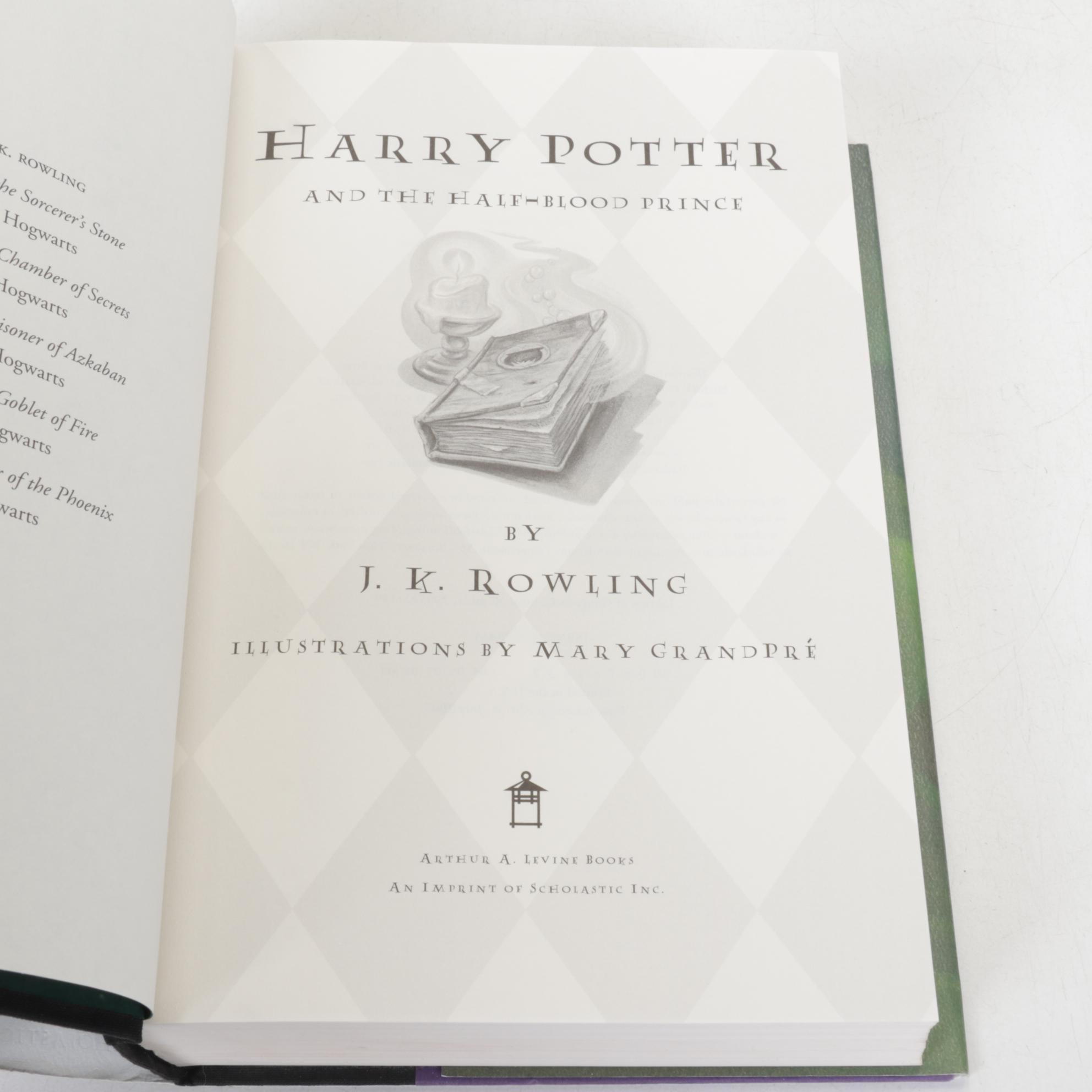 "Harry Potter" Complete Series by J. K. Rowling with Illuminating Wand