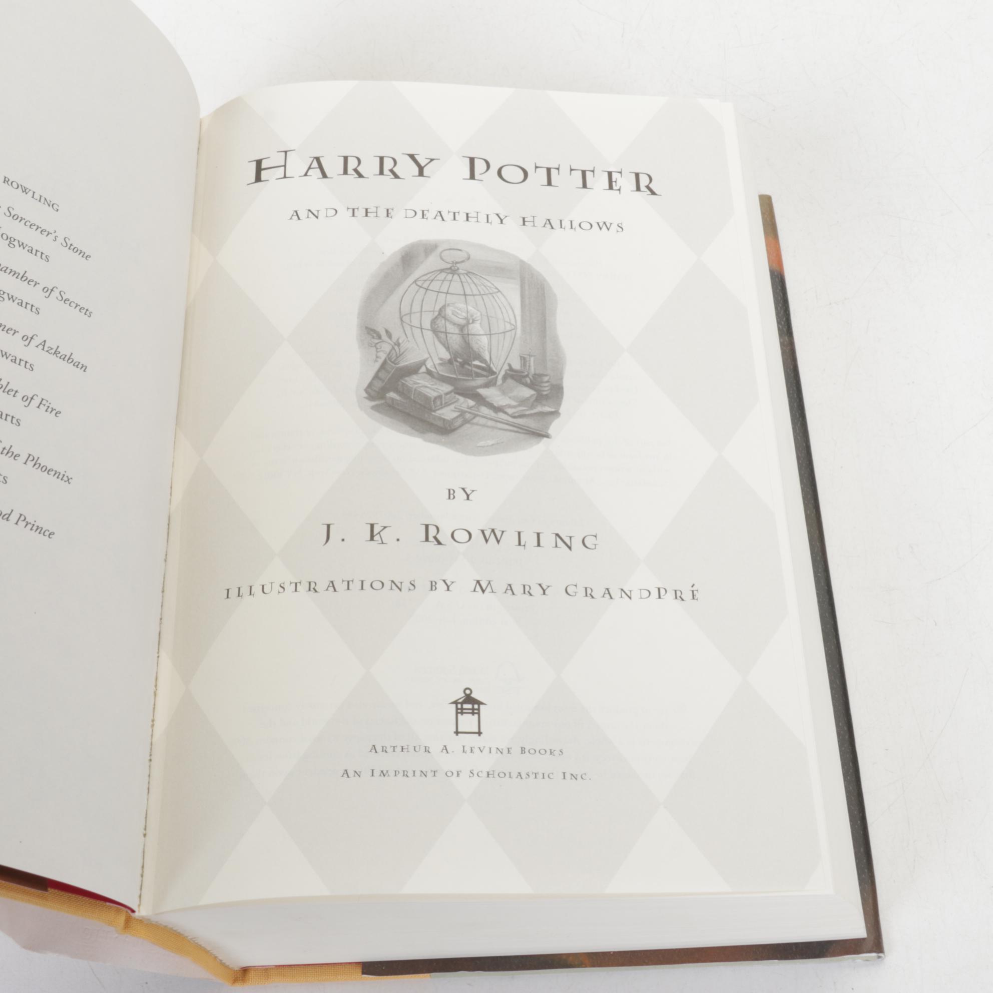 "Harry Potter" Complete Series by J. K. Rowling with Illuminating Wand